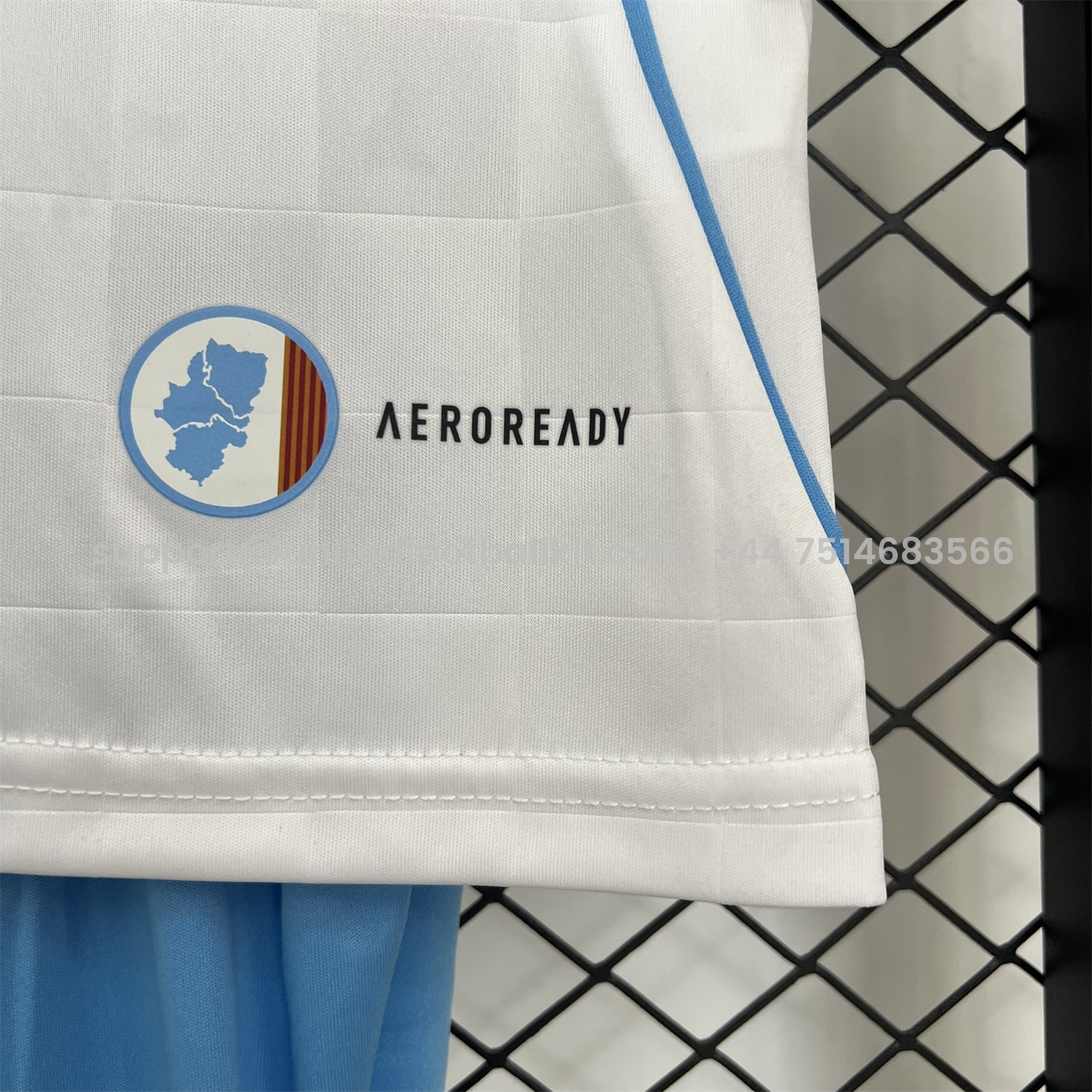 Unitedfootballkit.com | Real Zaragoza 25-26 Home Kids Kit -Customize Name, Number and Patch | Worldwide Shipping