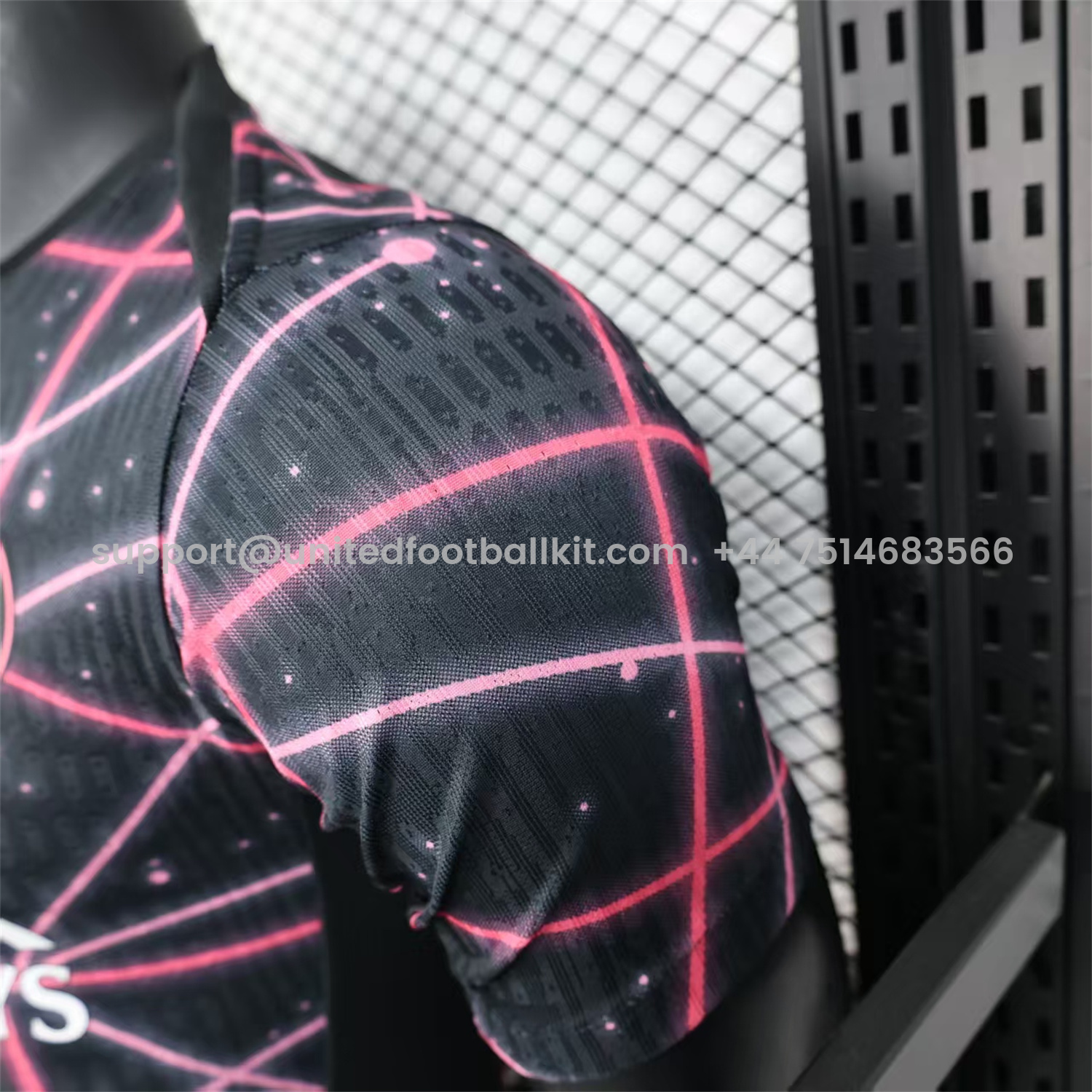 Unitedfootballkit.com | Paris Saint-Germain PSG 25-26 Pink Lines Jordan Black Special Jersey - Player Version -Customize Name, Number and Patch | Worldwide Shipping