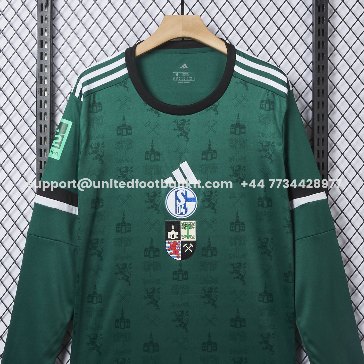 Unitedfootballkit.com | Schalke 04 25-26 150 Years of Gelsenkirchen Special Long Sleeves Jersey - Fans Version -Customize Name, Number and Patch | Worldwide Shipping