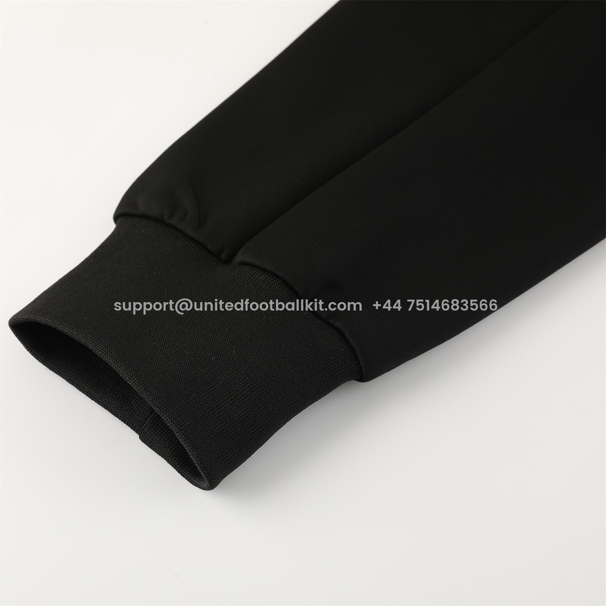 Unitedfootballkit.com | Barcelona 24-25 Jacket Training Tracksuit - Black -Customize Name, Number and Patch | Worldwide Shipping