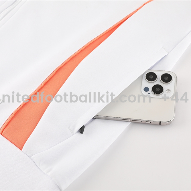 Unitedfootballkit.com | AS Roma 24-25 Originals LFSTLR Jacket Training Tracksuit - White Top and Red Pant -Customize Name, Number and Patch | Worldwide Shipping