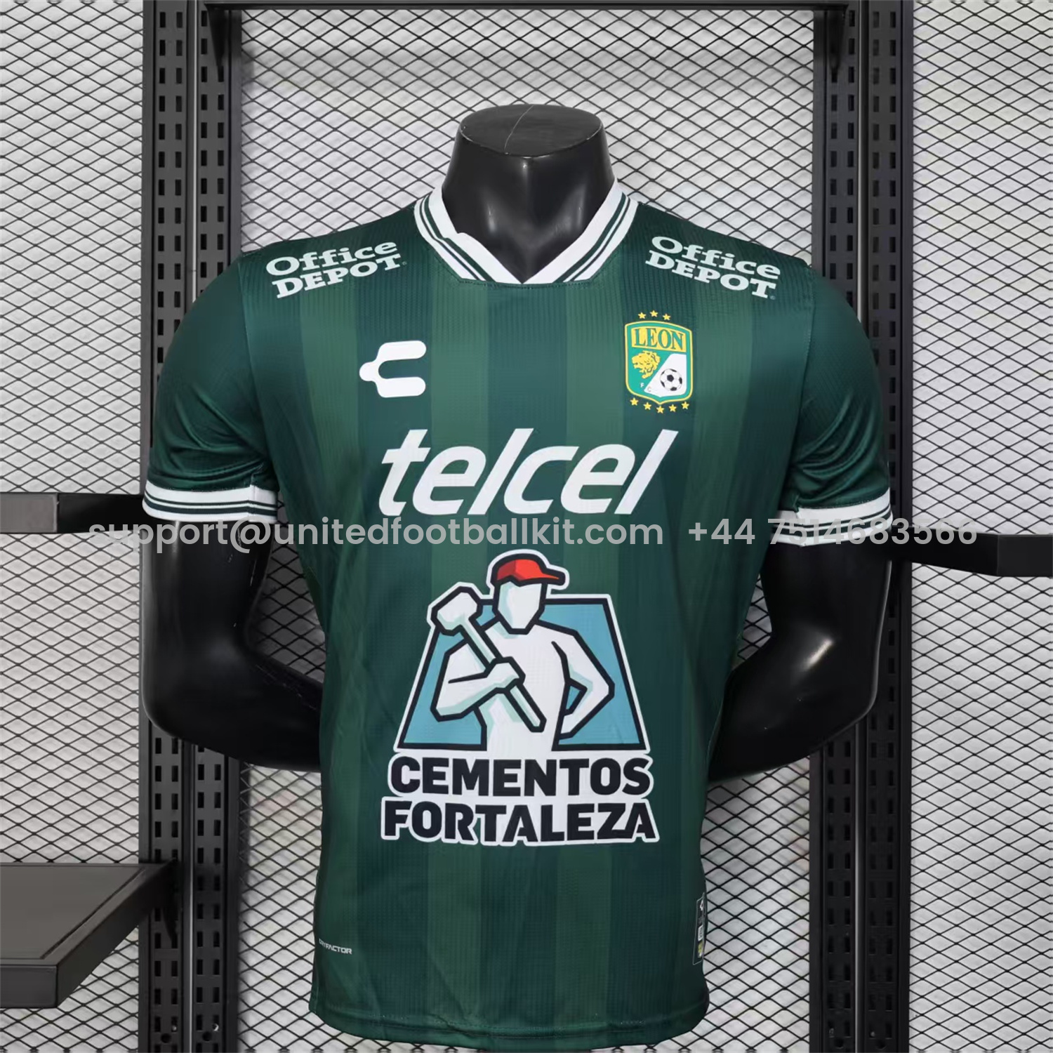 Unitedfootballkit.com | Club León Club Leon 25-26 Home Jersey - Player Version -Customize Name, Number and Patch | Worldwide Shipping