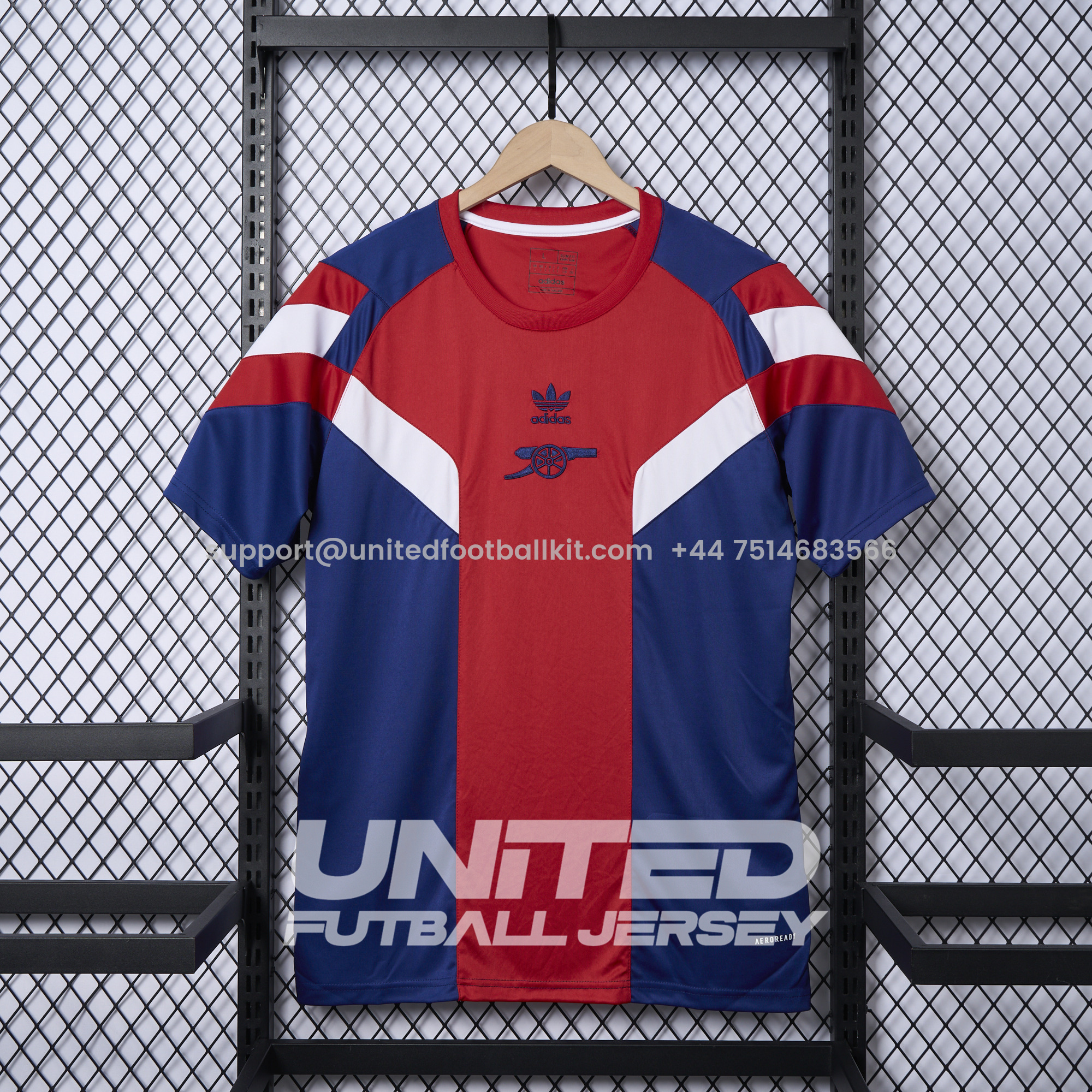 Unitedfootballkit.com | Arsenal 24-25 Originals LFSTLR Purple and Red Jersey - Fans Version -Customize Name, Number and Patch | Worldwide Shipping