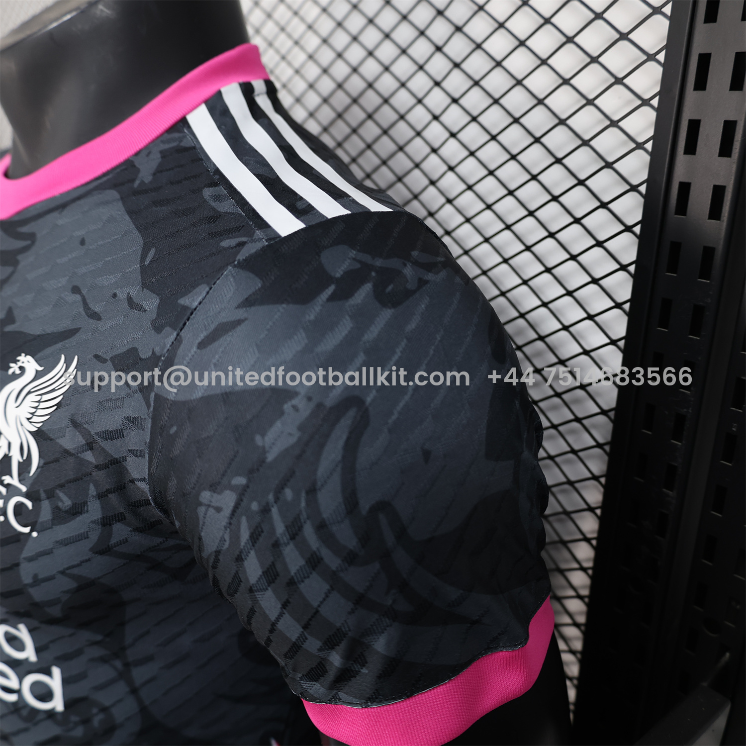 Unitedfootballkit.com | Liver.pool 25-26 Red White Liver.pool Bird Black Special Jersey - Player Version -Customize Name, Number and Patch | Worldwide Shipping
