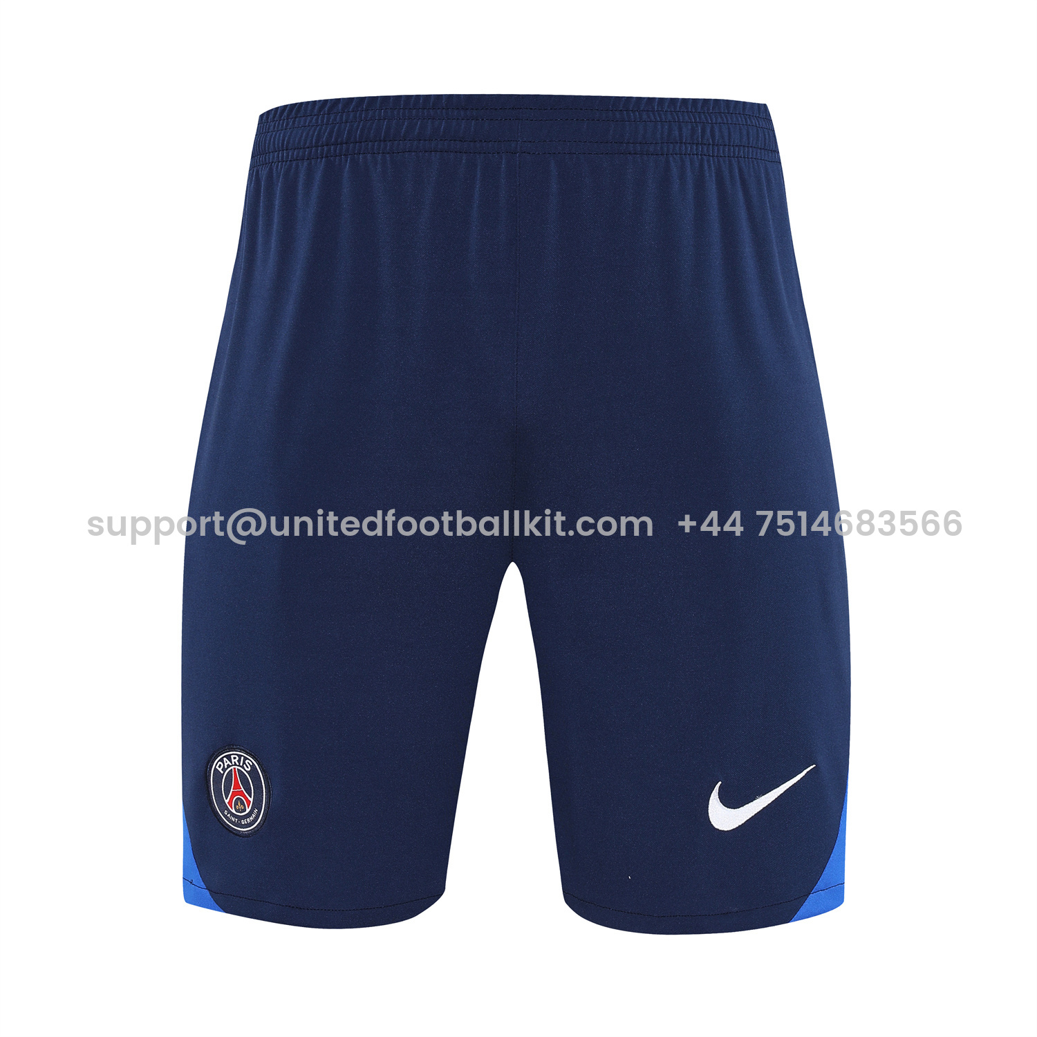 Unitedfootballkit.com | Paris Saint-Germain PSG 25-26 Vest Training Set - Red Vest & Deep Blue Shorts -Customize Name, Number and Patch | Worldwide Shipping