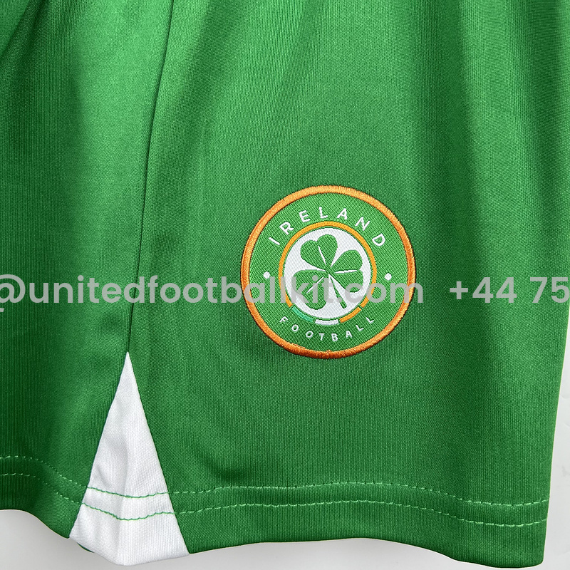 Unitedfootballkit.com | Ireland 2023 Away Stadium Kids Kit -Customize Name, Number and Patch | Worldwide Shipping