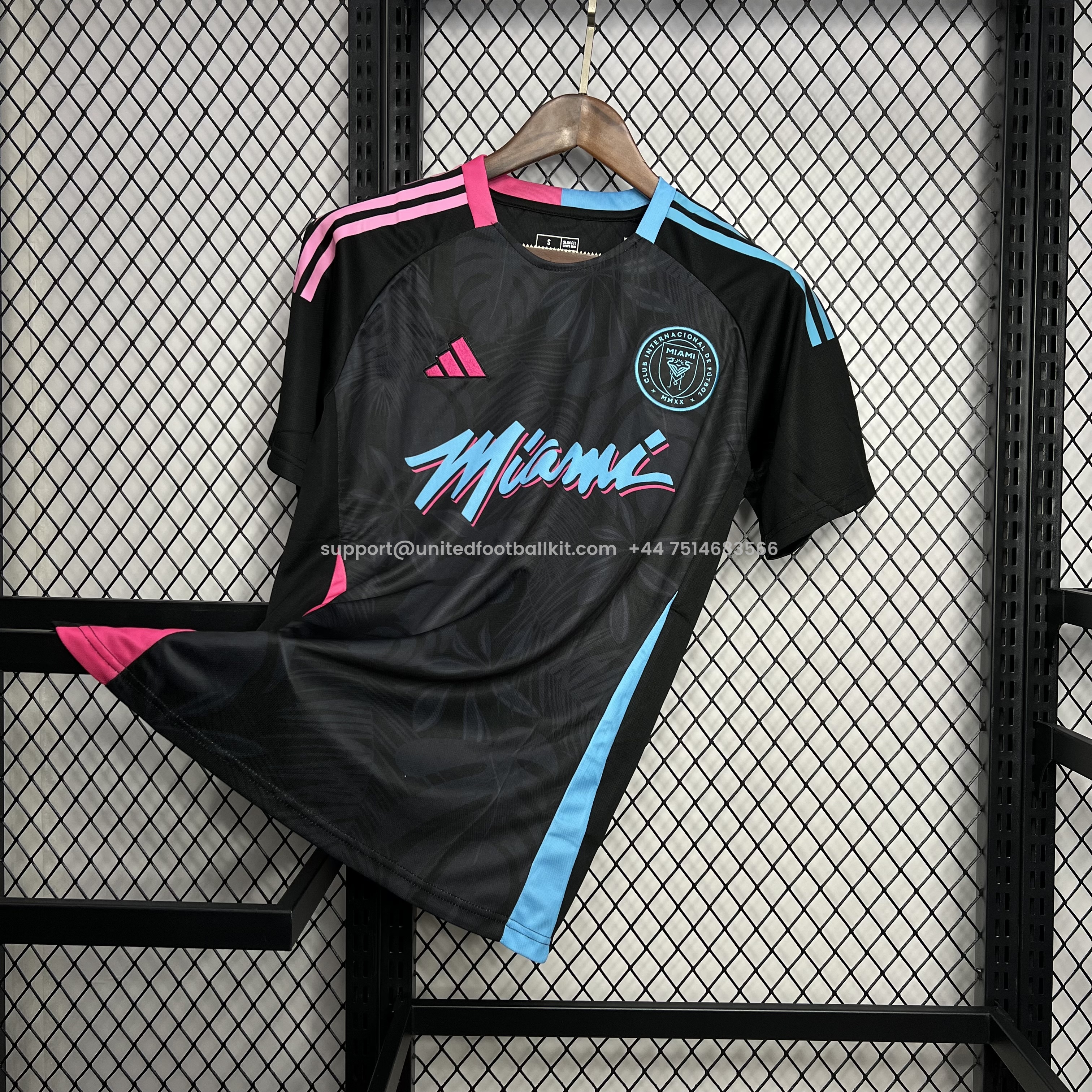 Unitedfootballkit.com | INT M.A.M 24-25 Black Summer Style Jersey - Fans Version -Customize Name, Number and Patch | Worldwide Shipping