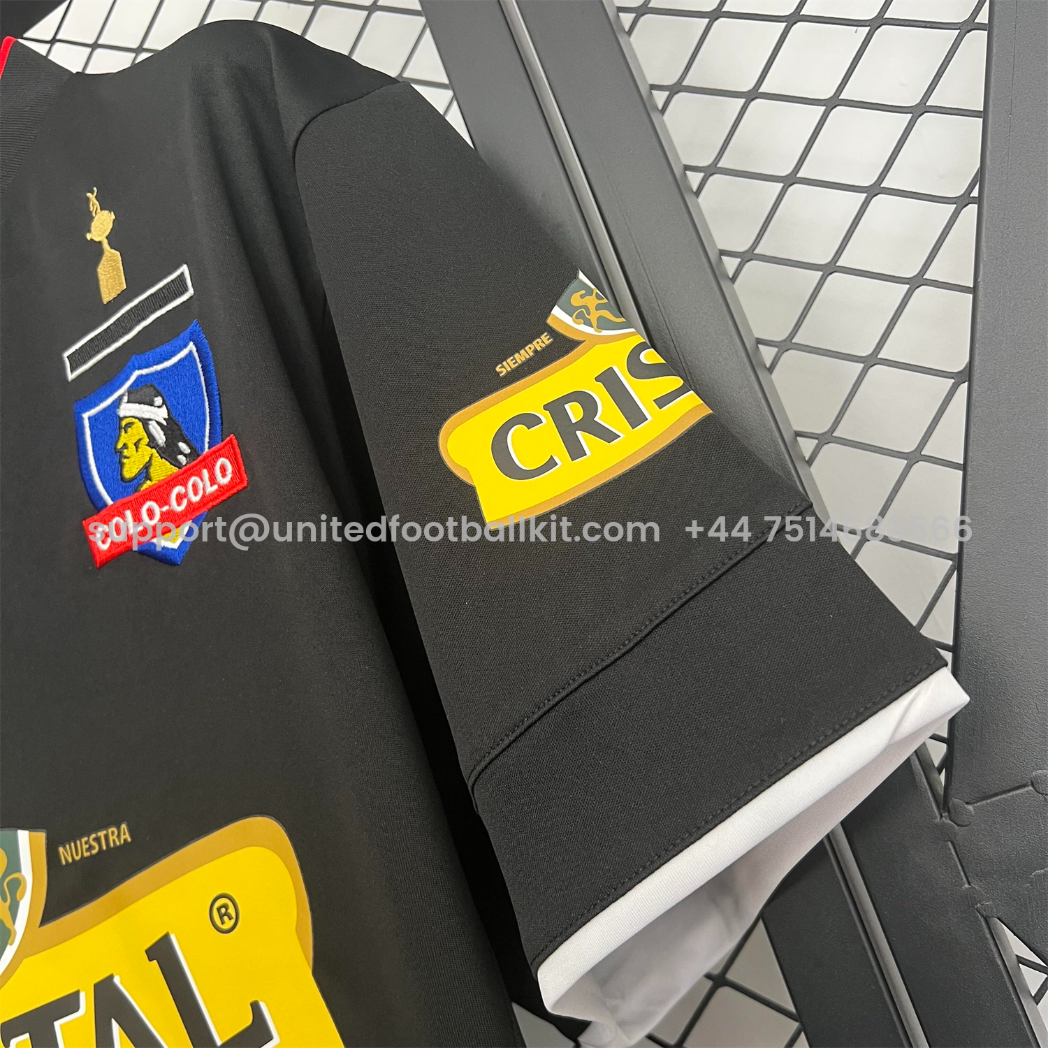 Unitedfootballkit.com | Retro Colo Colo 2013 Away Black Jersey -Customize Name, Number and Patch | Worldwide Shipping