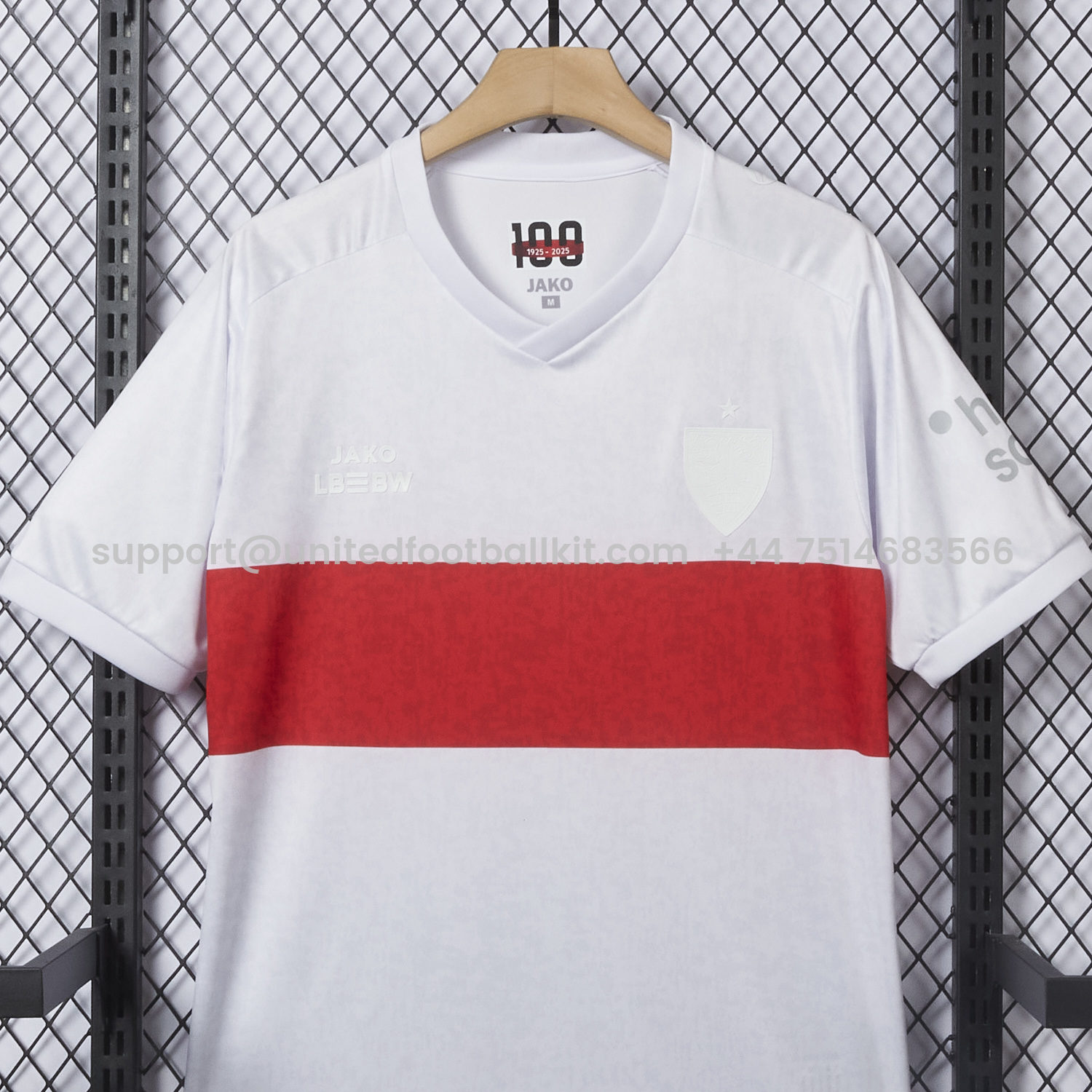 Unitedfootballkit.com | Stuttgart 25-26 100th Anniversary Jersey - Fans Version -Customize Name, Number and Patch | Worldwide Shipping
