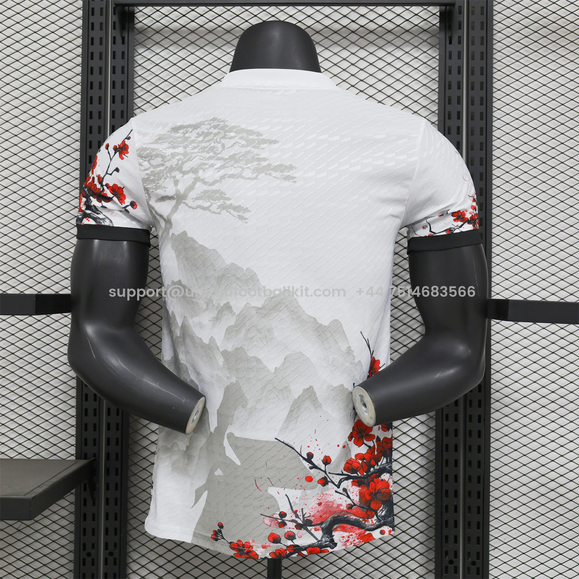 Unitedfootballkit.com | Japan 2024 White Dragon Special plum bossom Edition Jersey - Player Version -Customize Name, Number and Patch | Worldwide Shipping