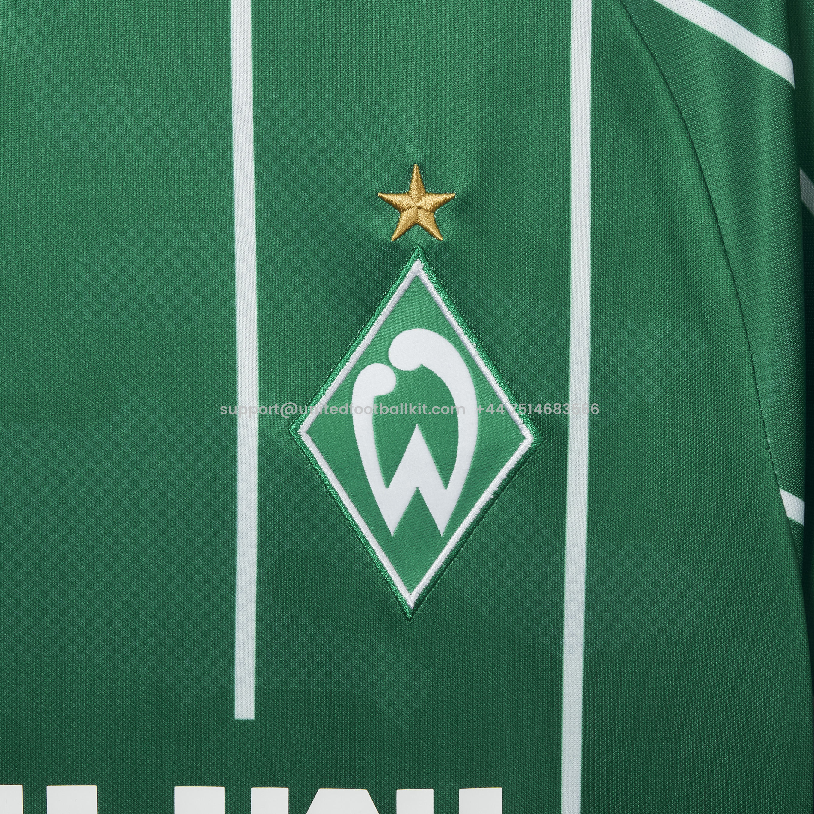 Unitedfootballkit.com | Werder Bremen 25-26 Home Jersey - Fans Version -Customize Name, Number and Patch | Worldwide Shipping
