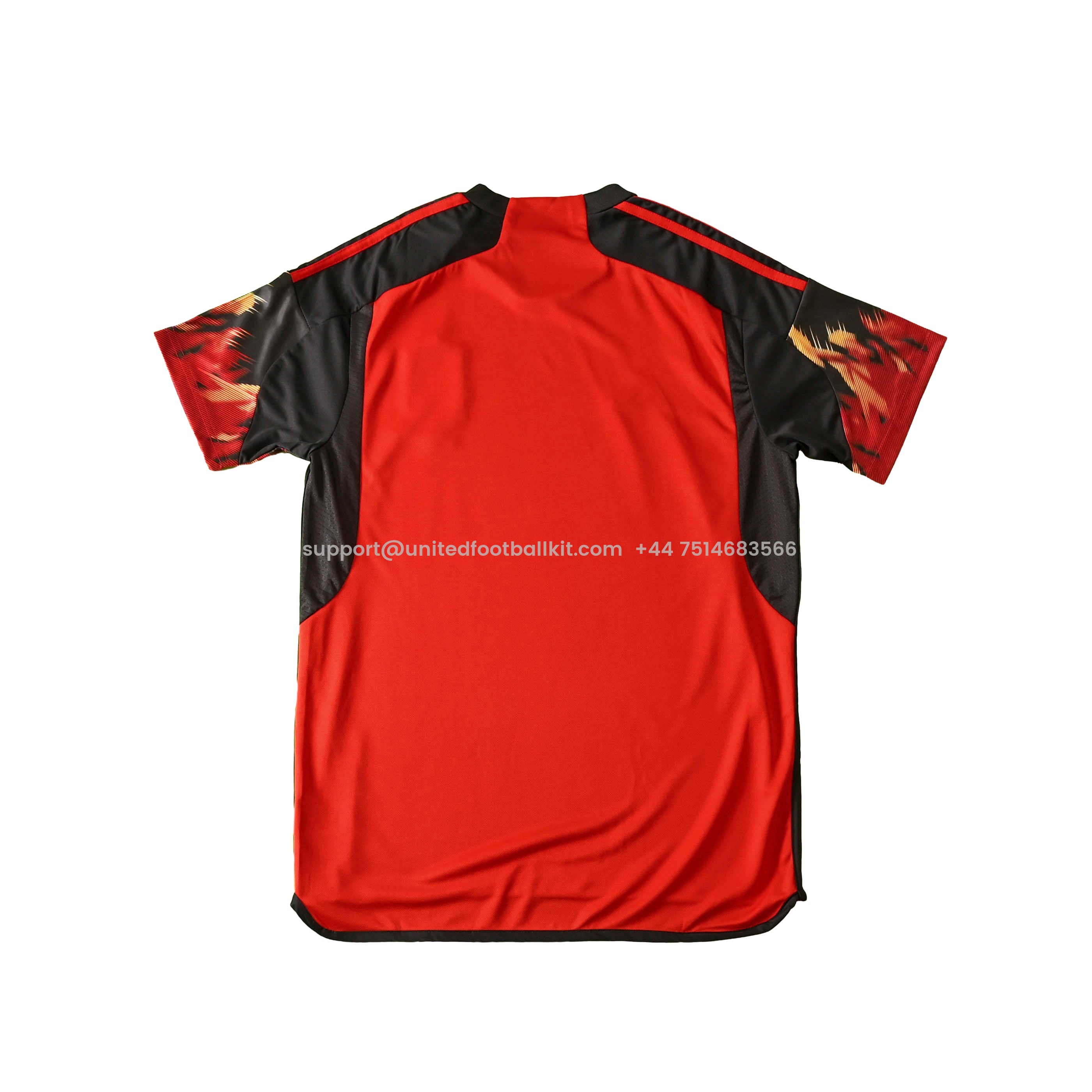 Unitedfootballkit.com | Belgium 2022 Home Stadium Jersey - Fans Version -Customize Name, Number and Patch | Worldwide Shipping