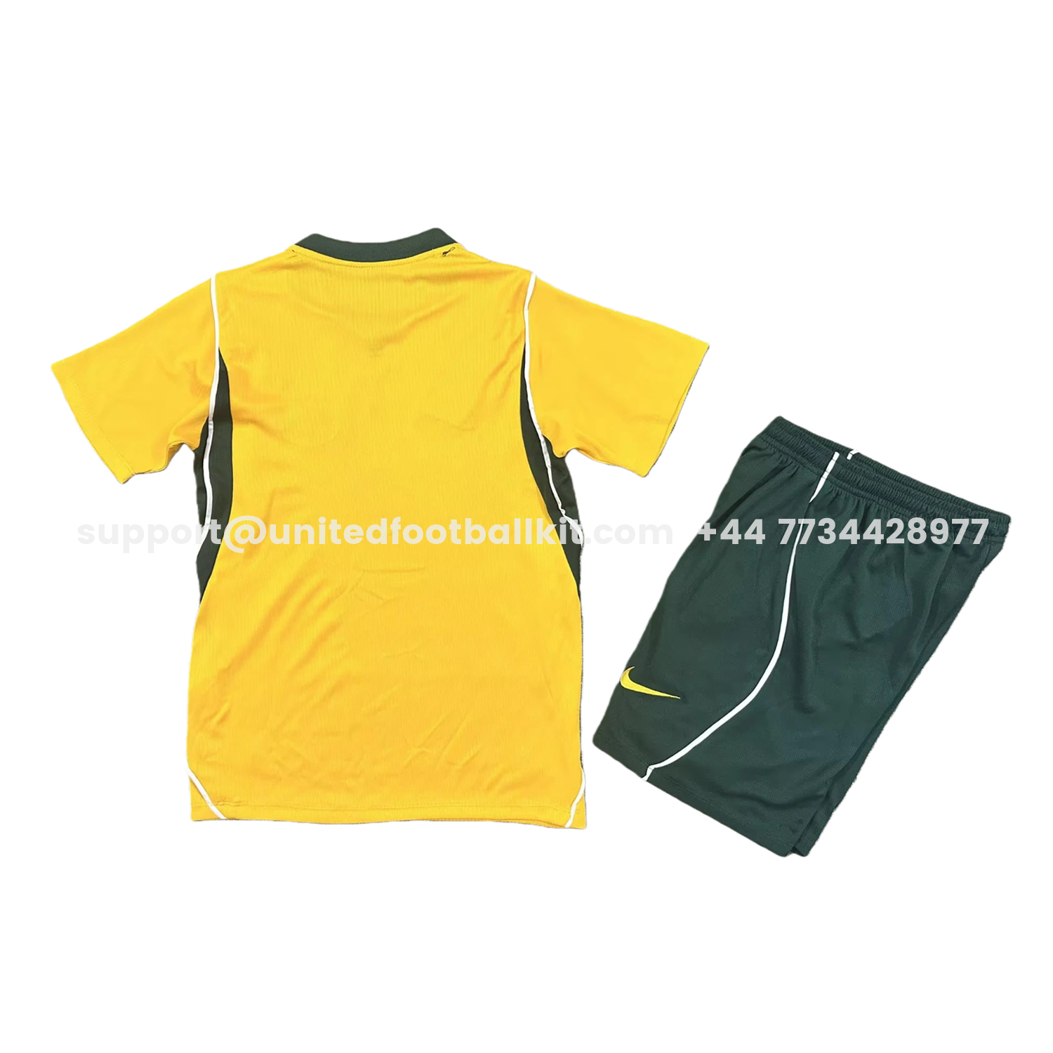Unitedfootballkit.com | Australia 2026 Home Kids Kit -Customize Name, Number and Patch | Worldwide Shipping