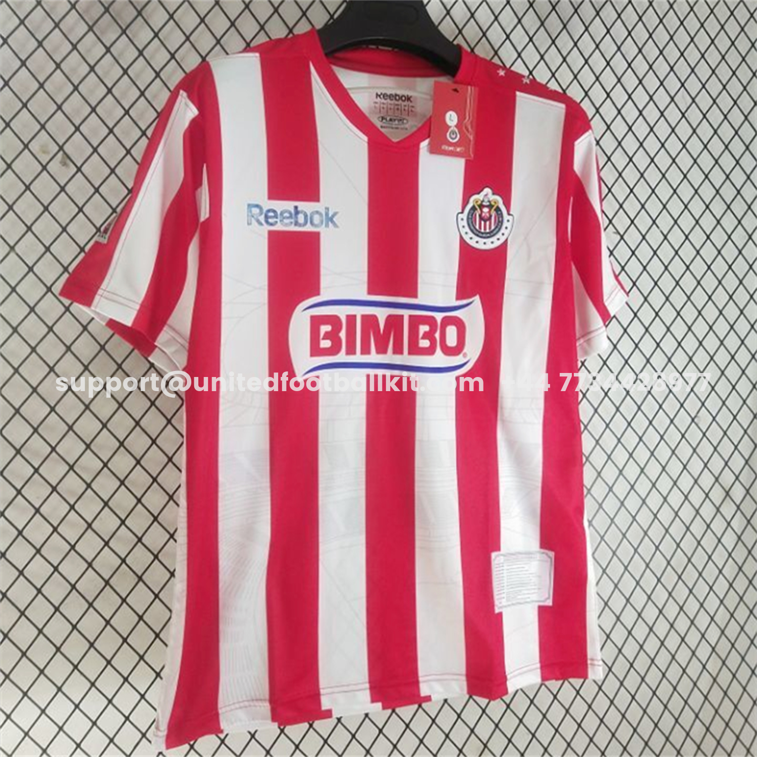 Unitedfootballkit.com | Retro Chivas de Guadalajara 2010-11 Home Jersey -Customize Name, Number and Patch | Worldwide Shipping