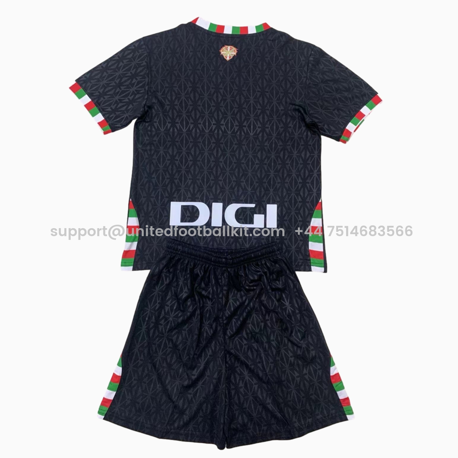Unitedfootballkit.com | Athletic Bilbao 24-25 Fourth Kids Kit -Customize Name, Number and Patch | Worldwide Shipping