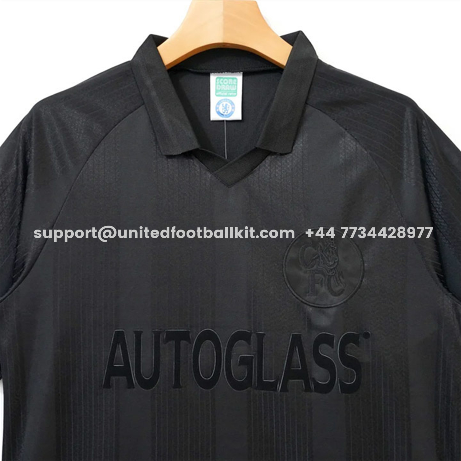 Unitedfootballkit.com | Retro C.H.E.L.S.E.A 1998 Pure Black Special Jersey -Customize Name, Number and Patch | Worldwide Shipping