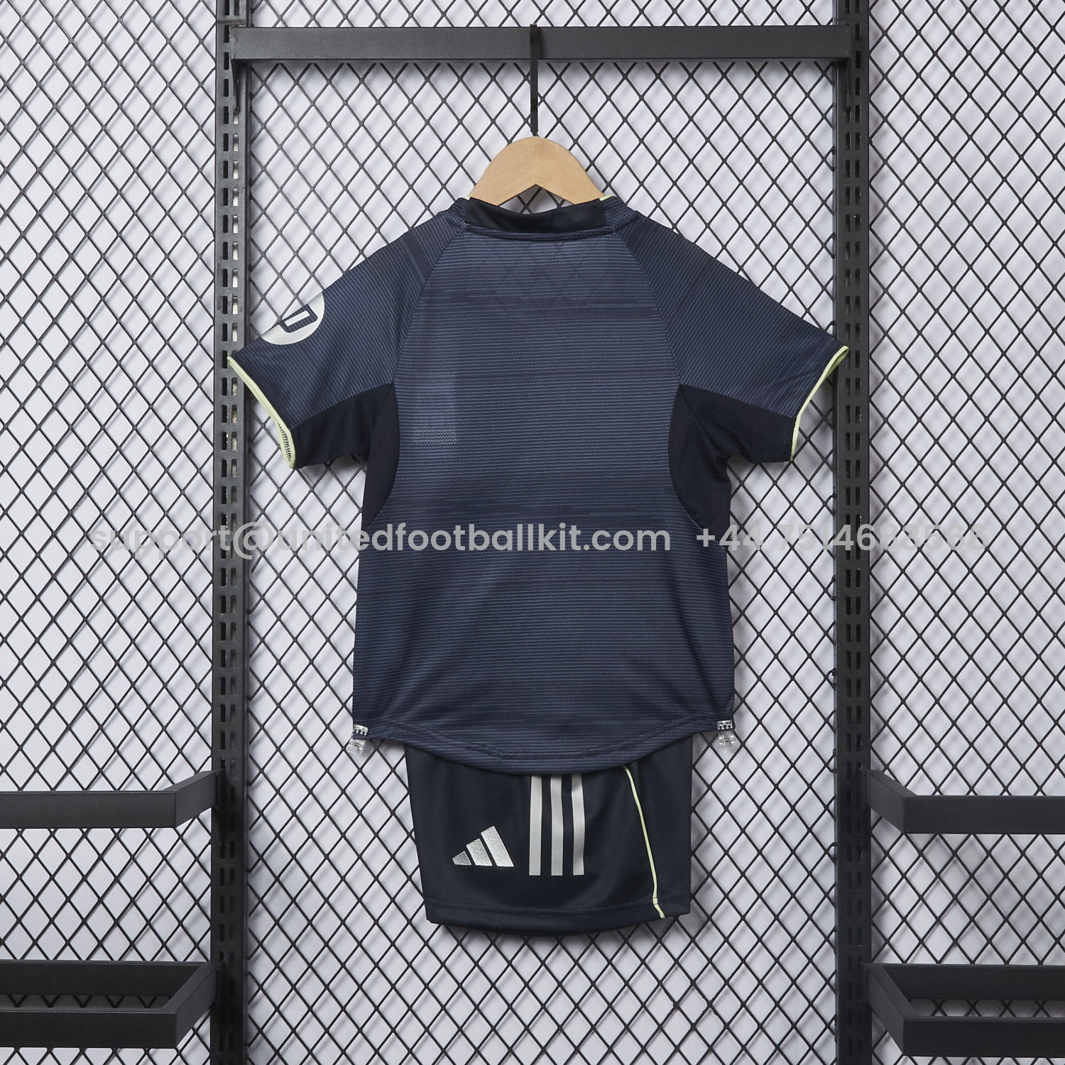 Unitedfootballkit.com | Real Madrid 25-26 Away Kids Kit - Player Version -Customize Name, Number and Patch | Worldwide Shipping