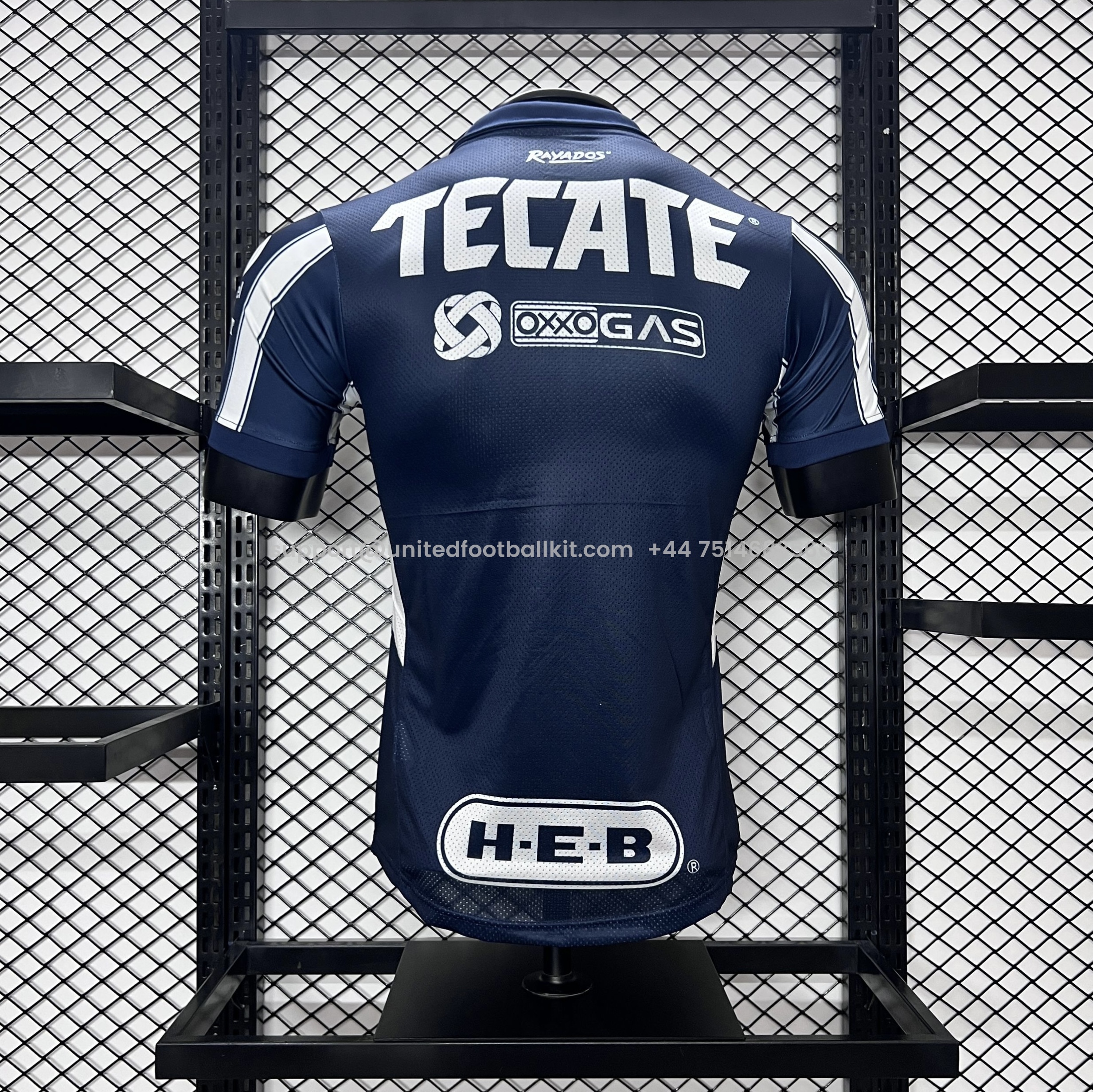 Unitedfootballkit.com | Rayados Monterrey 24-25 Home Stadium Jersey - Player Version -Customize Name, Number and Patch | Worldwide Shipping