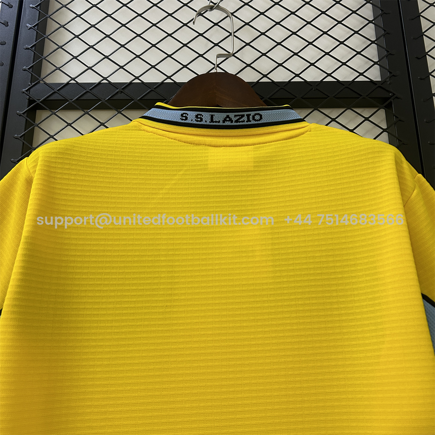 Unitedfootballkit.com | Retro Lazio 98-99 Yellow Away Jersey -Customize Name, Number and Patch | Worldwide Shipping