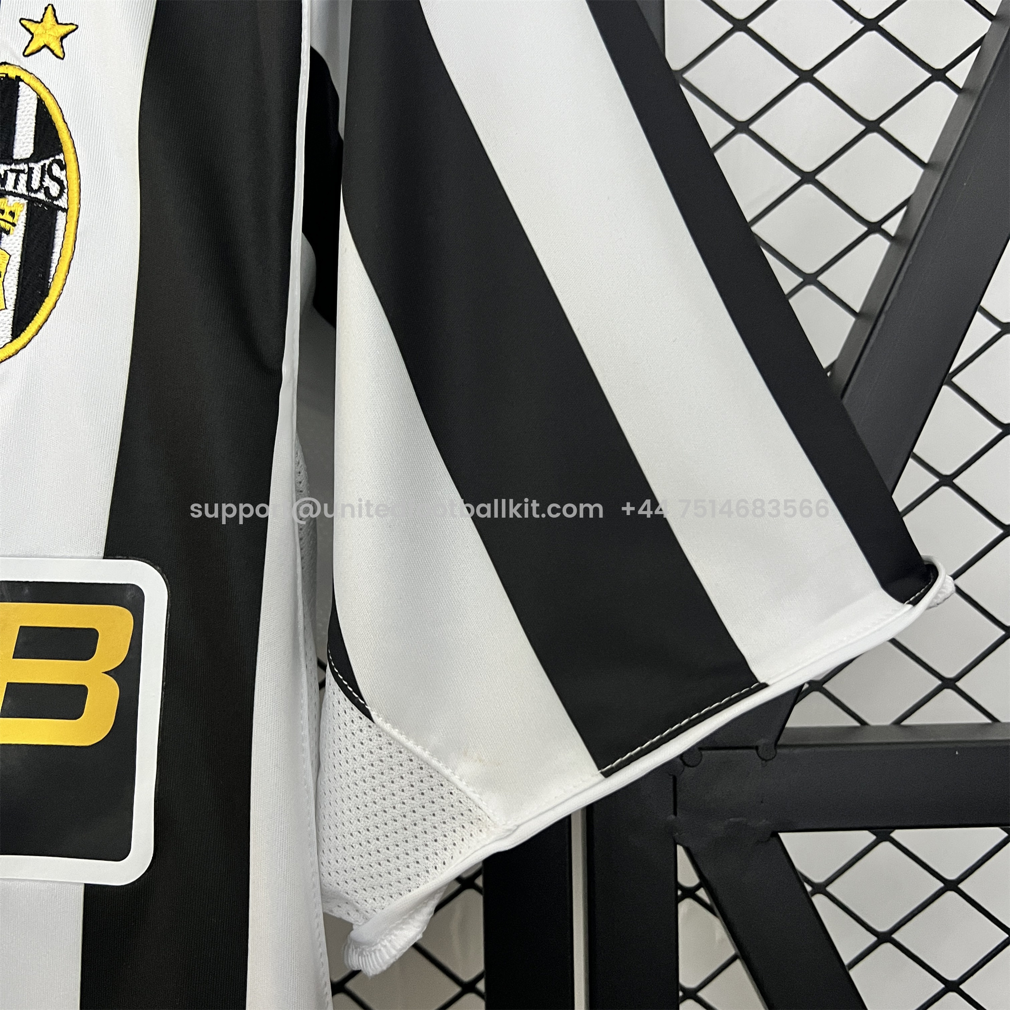 Unitedfootballkit.com | Retro Juventus 2003-04 Home Jersey -Customize Name, Number and Patch | Worldwide Shipping