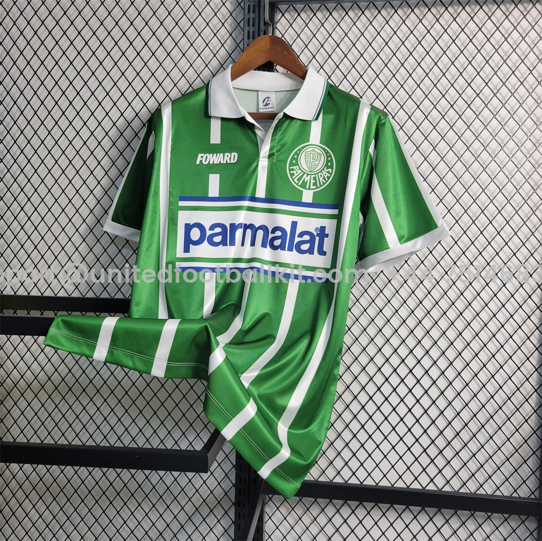Unitedfootballkit.com | Retro Palmeiras 1992 Home Stadium Jersey -Customize Name, Number and Patch | Worldwide Shipping