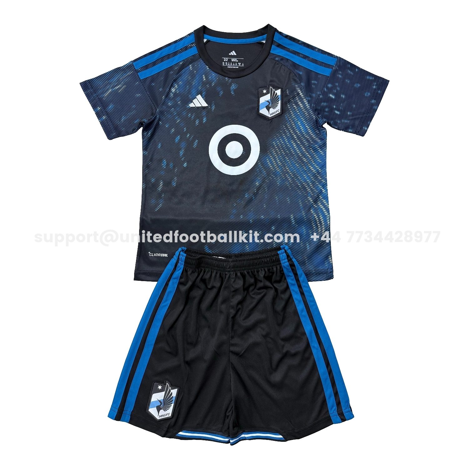 Unitedfootballkit.com | Minnesota United 2026 Home Kids Kit -Customize Name, Number and Patch | Worldwide Shipping