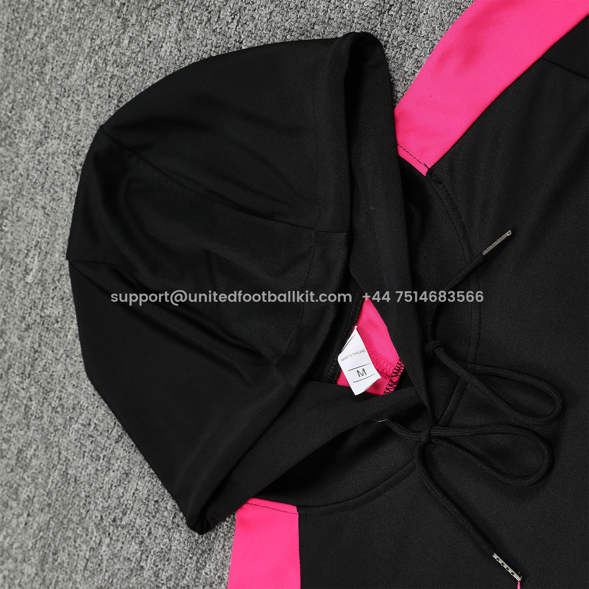 Unitedfootballkit.com | C.H.E.L.S.E.A 24-25 Training Hoodie Set - Black Hoodie and Black Pants -Customize Name, Number and Patch | Worldwide Shipping