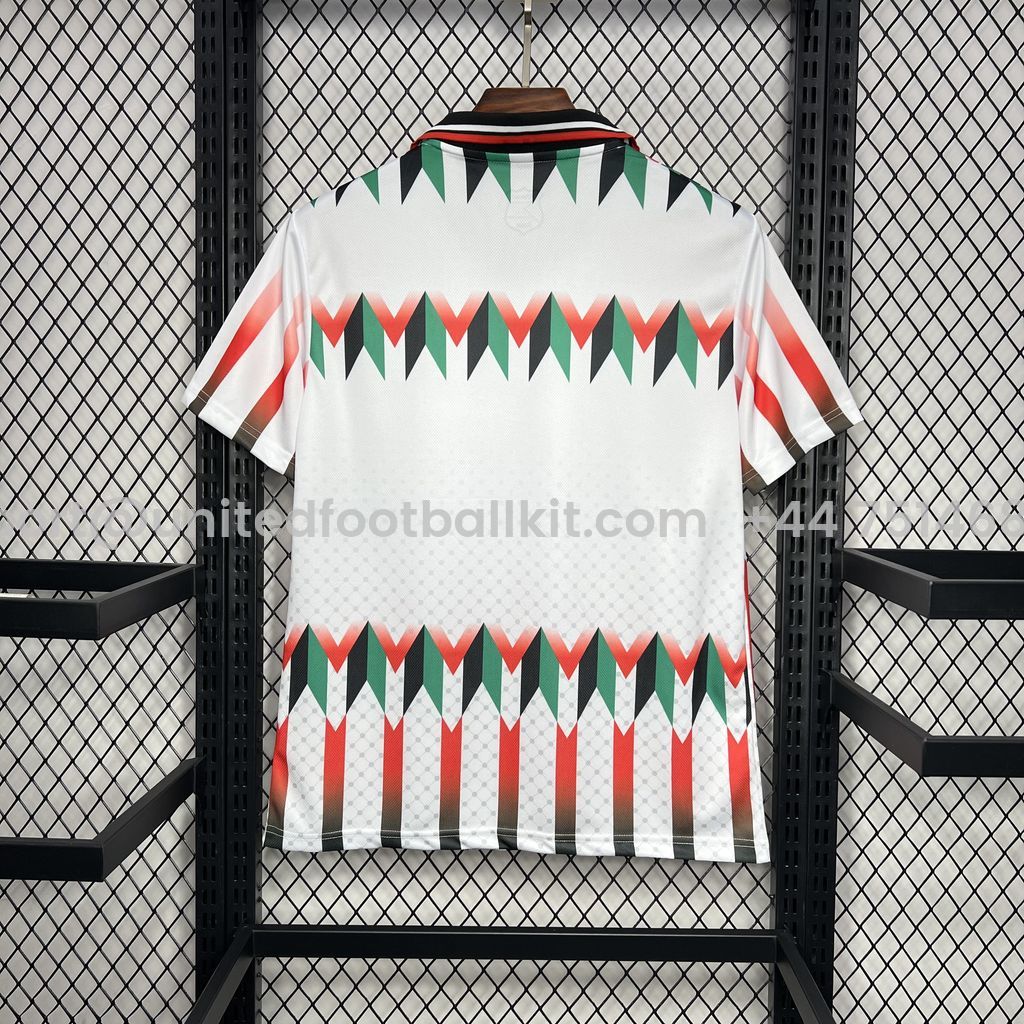 Unitedfootballkit.com | Retro Club Deportivo Palestino X Hypepeace White Throwback Jersey -Customize Name, Number and Patch | Worldwide Shipping