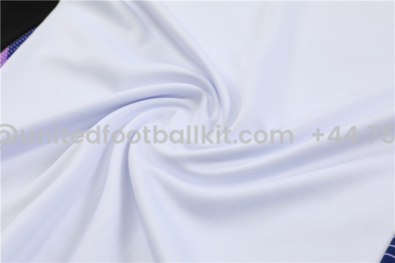 Unitedfootballkit.com | Germany 2024 Long Sleeve Training Set - White With Black -Customize Name, Number and Patch | Worldwide Shipping