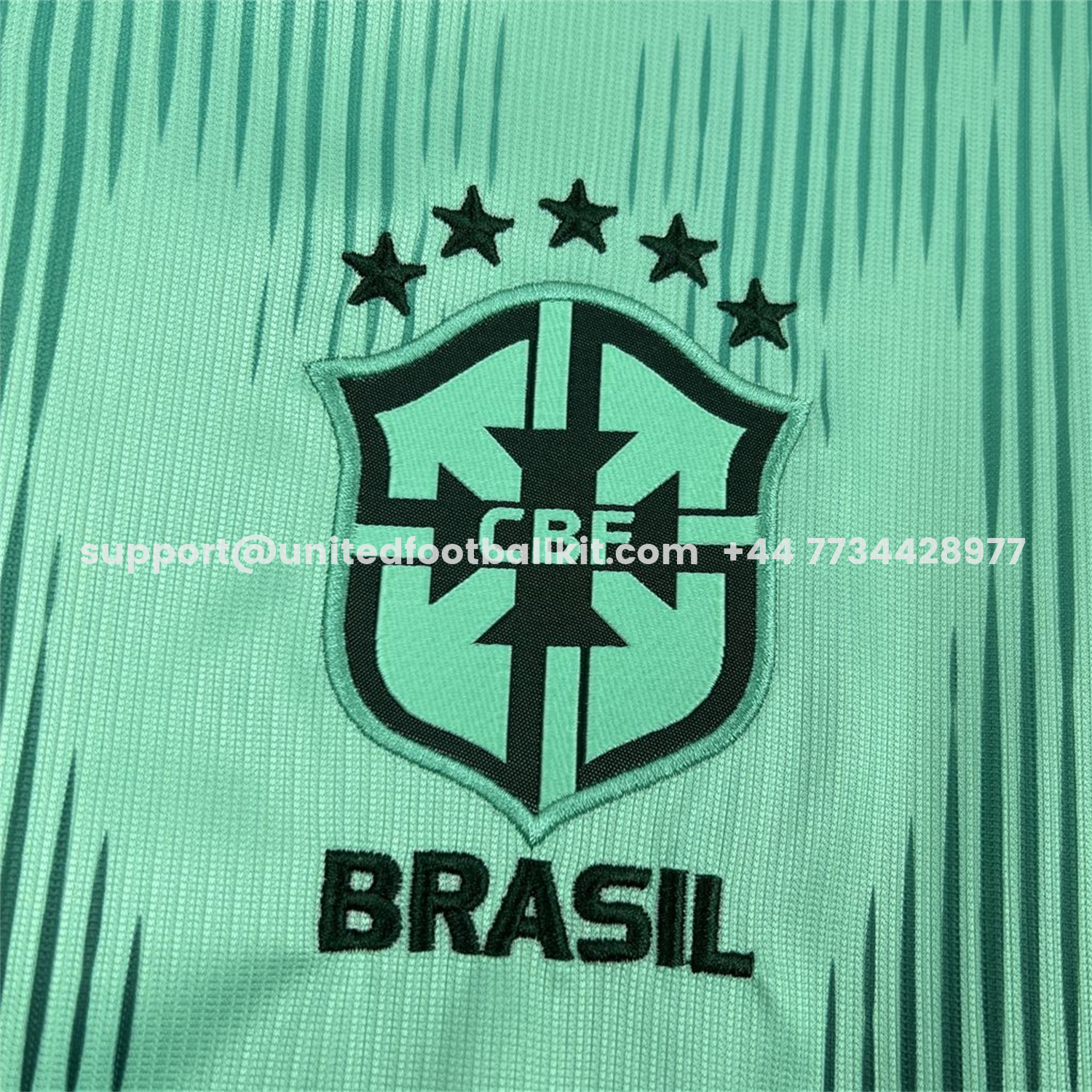 Unitedfootballkit.com | Brazil 2026 Mint Green Goalkeeper Jersey - Fans Version -Customize Name, Number and Patch | Worldwide Shipping