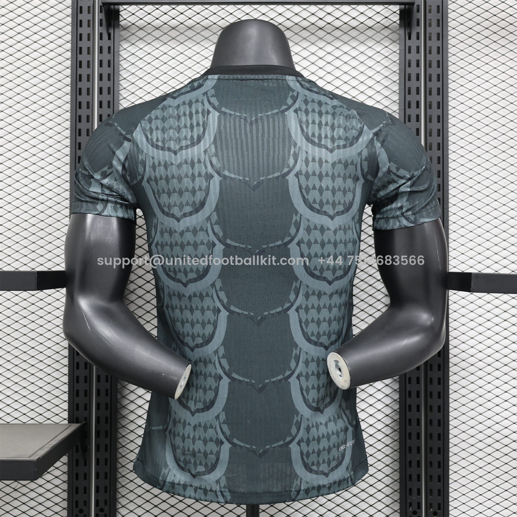 Unitedfootballkit.com | Barcelona 24-25 Gray Scales Texture Special Edition Jersey - Player Version -Customize Name, Number and Patch | Worldwide Shipping