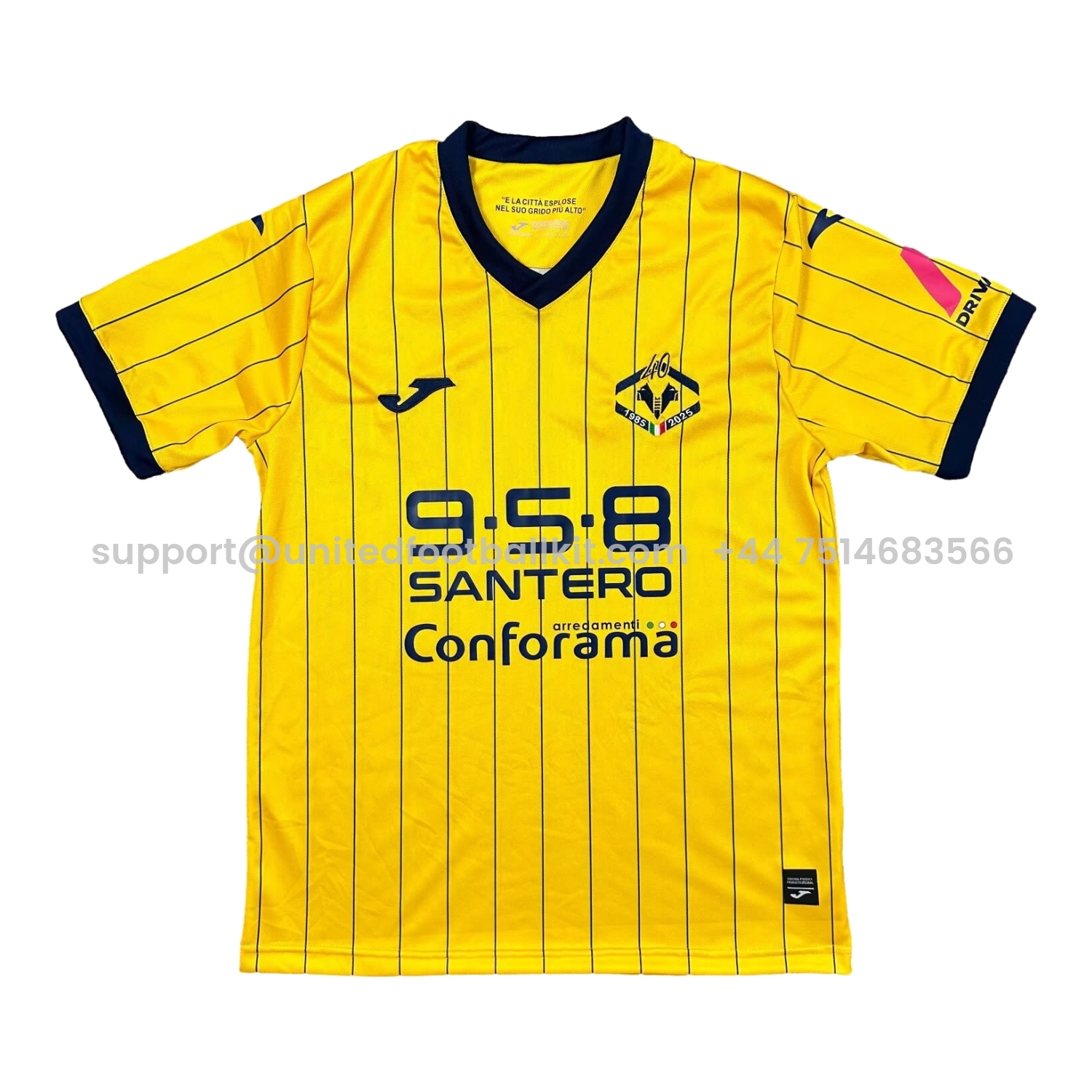 Unitedfootballkit.com | Hellas Verona 24-25 Scudetto 40 Years Commemorative Jersey - Fans Version -Customize Name, Number and Patch | Worldwide Shipping
