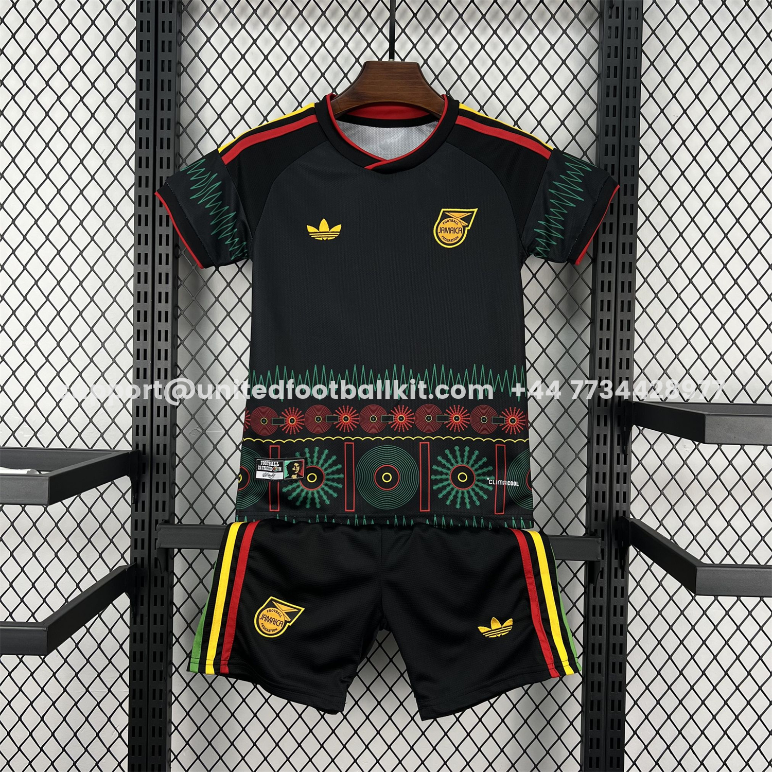 Unitedfootballkit.com | Jamaica 2026 Away Kids Kit -Customize Name, Number and Patch | Worldwide Shipping