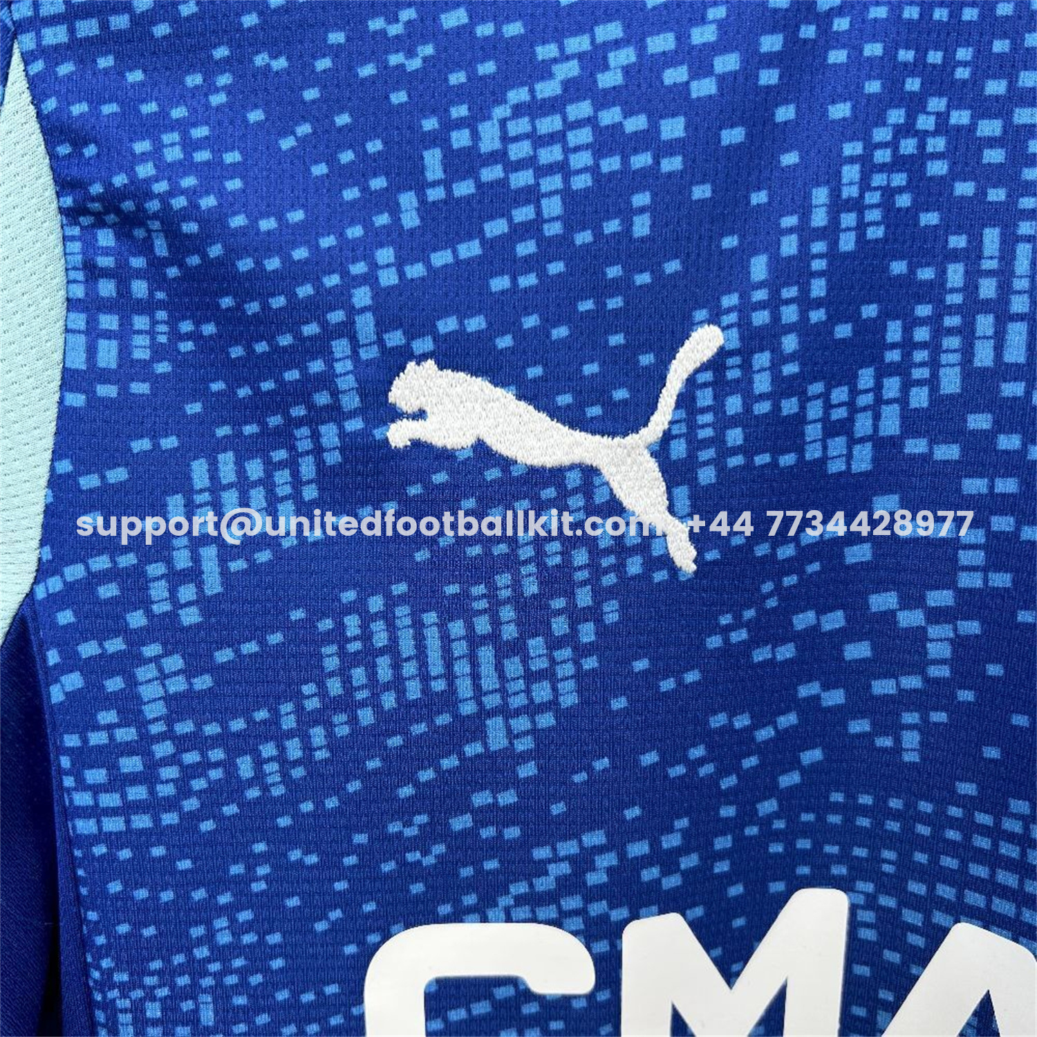 Unitedfootballkit.com | Marseille 25-26 Third Blue Jersey - Fans Version -Customize Name, Number and Patch | Worldwide Shipping