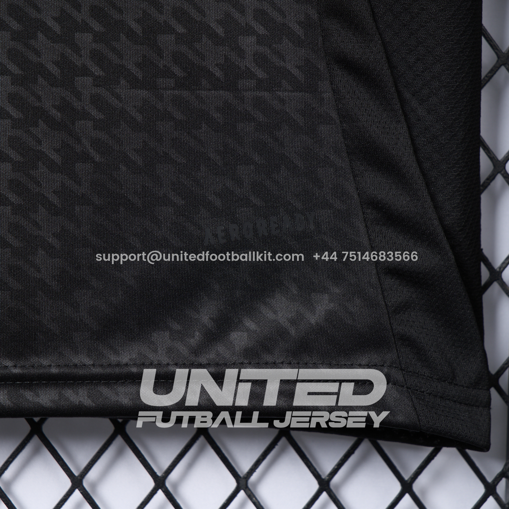 Unitedfootballkit.com | Real Madrid 24-25 Pure Black Special Edition Jersey - Fans Version -Customize Name, Number and Patch | Worldwide Shipping