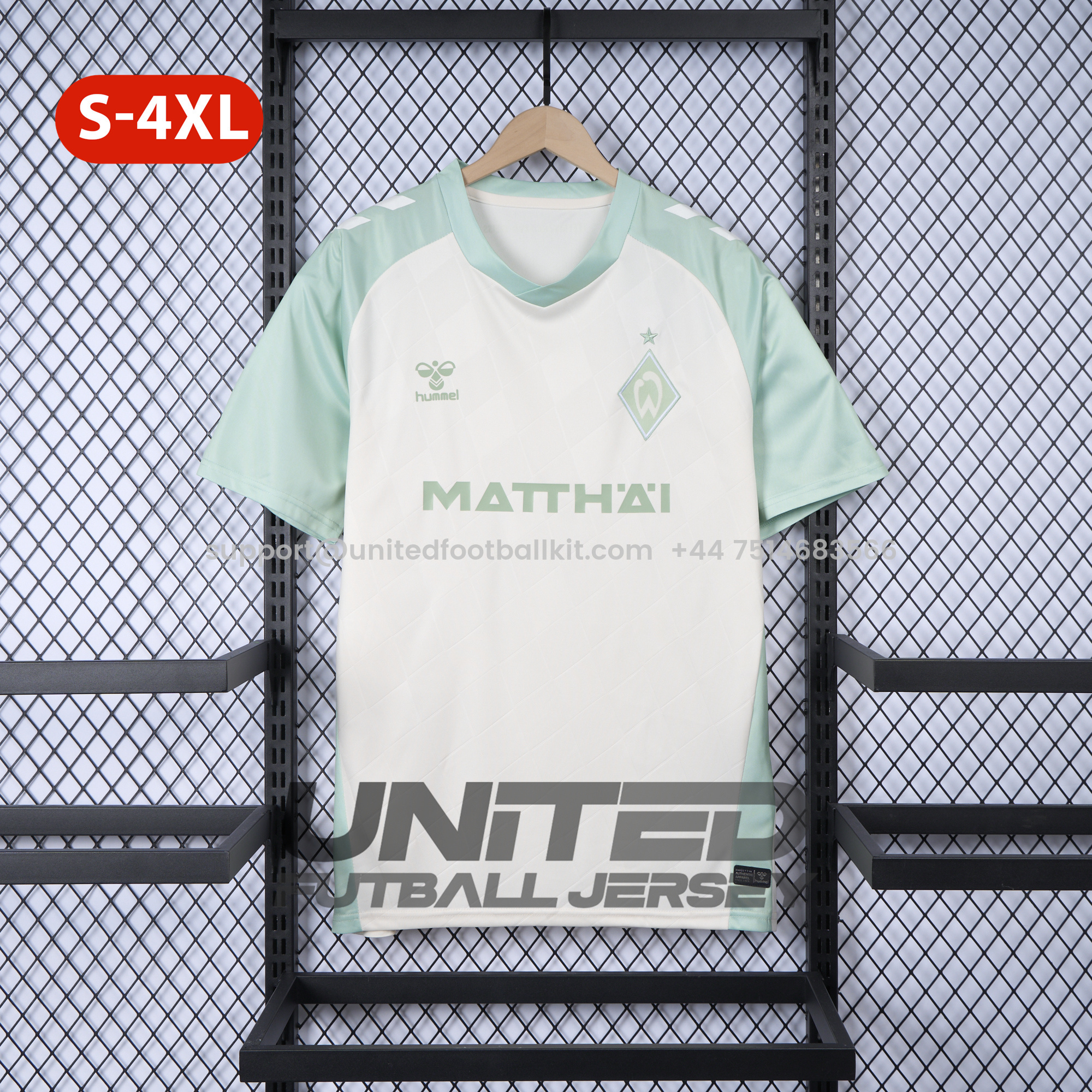 Unitedfootballkit.com | Werder Bremen 24-25 Away Jersey - Fans Version -Customize Name, Number and Patch | Worldwide Shipping