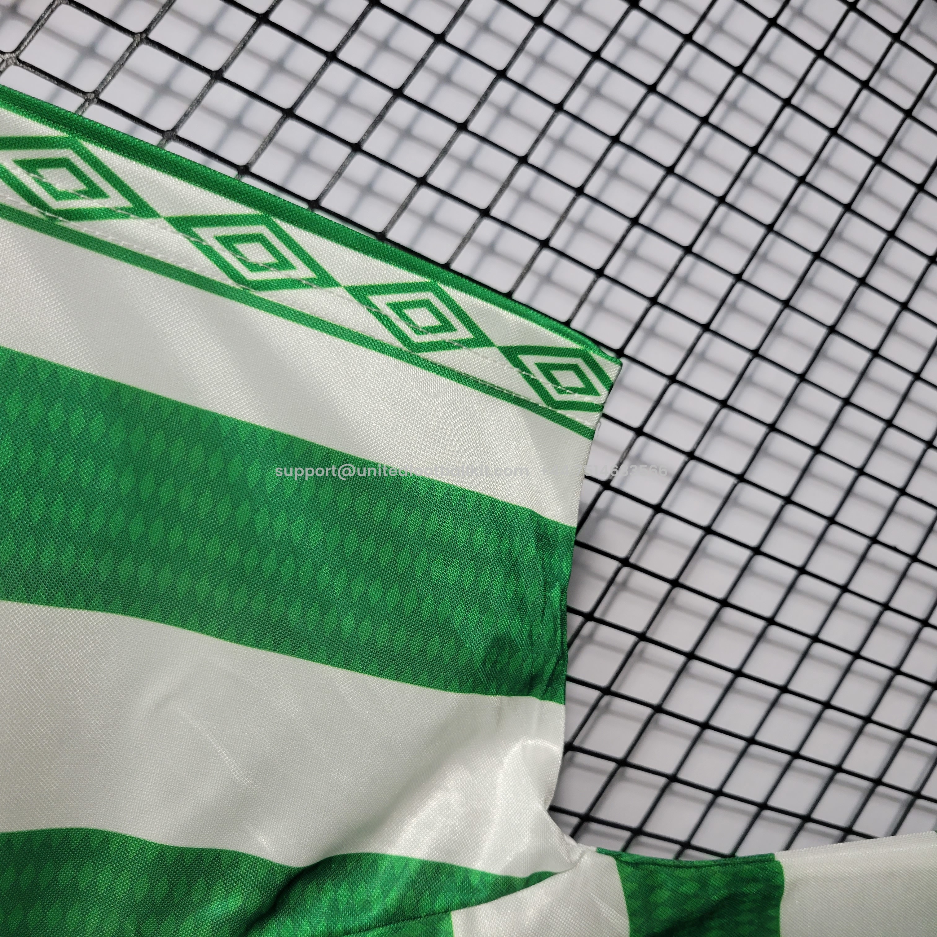Unitedfootballkit.com | Retro Celtic 1998-99 Home Stadium Jersey -Customize Name, Number and Patch | Worldwide Shipping