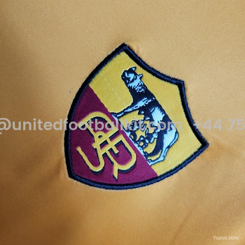 Unitedfootballkit.com | Retro Roma 2001-02 European Home Jersey -Customize Name, Number and Patch | Worldwide Shipping