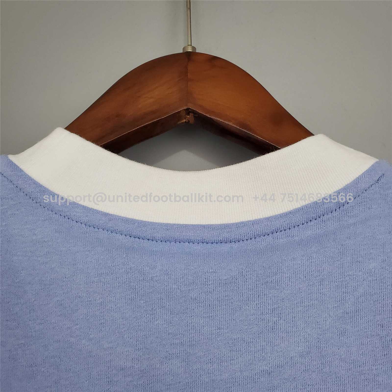 Unitedfootballkit.com | Retro Manchester City 1971-74 Home Jersey -Customize Name, Number and Patch | Worldwide Shipping