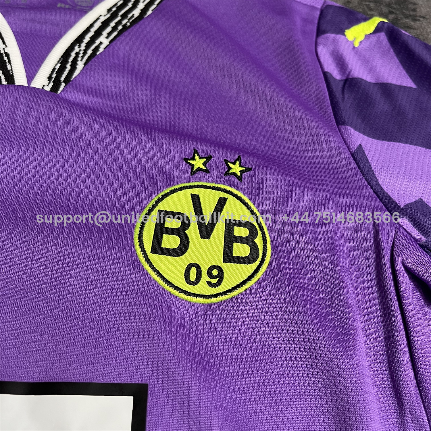 Unitedfootballkit.com | Dortmund 24-25 Purple Goalkeeper Special Edition Kids Kit -Customize Name, Number and Patch | Worldwide Shipping