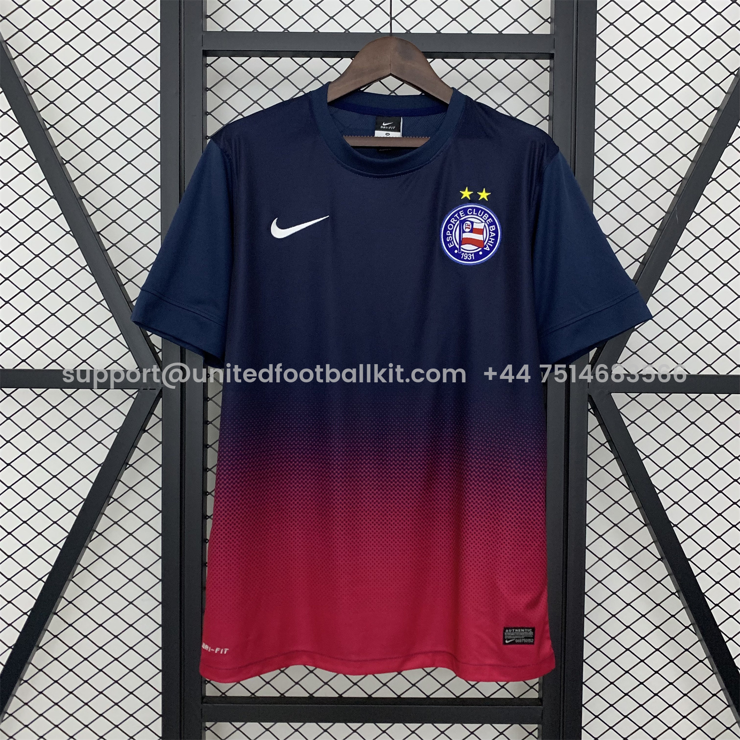Unitedfootballkit.com | Retro Bahia 2013-14 Third Unsponsored Jersey -Customize Name, Number and Patch | Worldwide Shipping