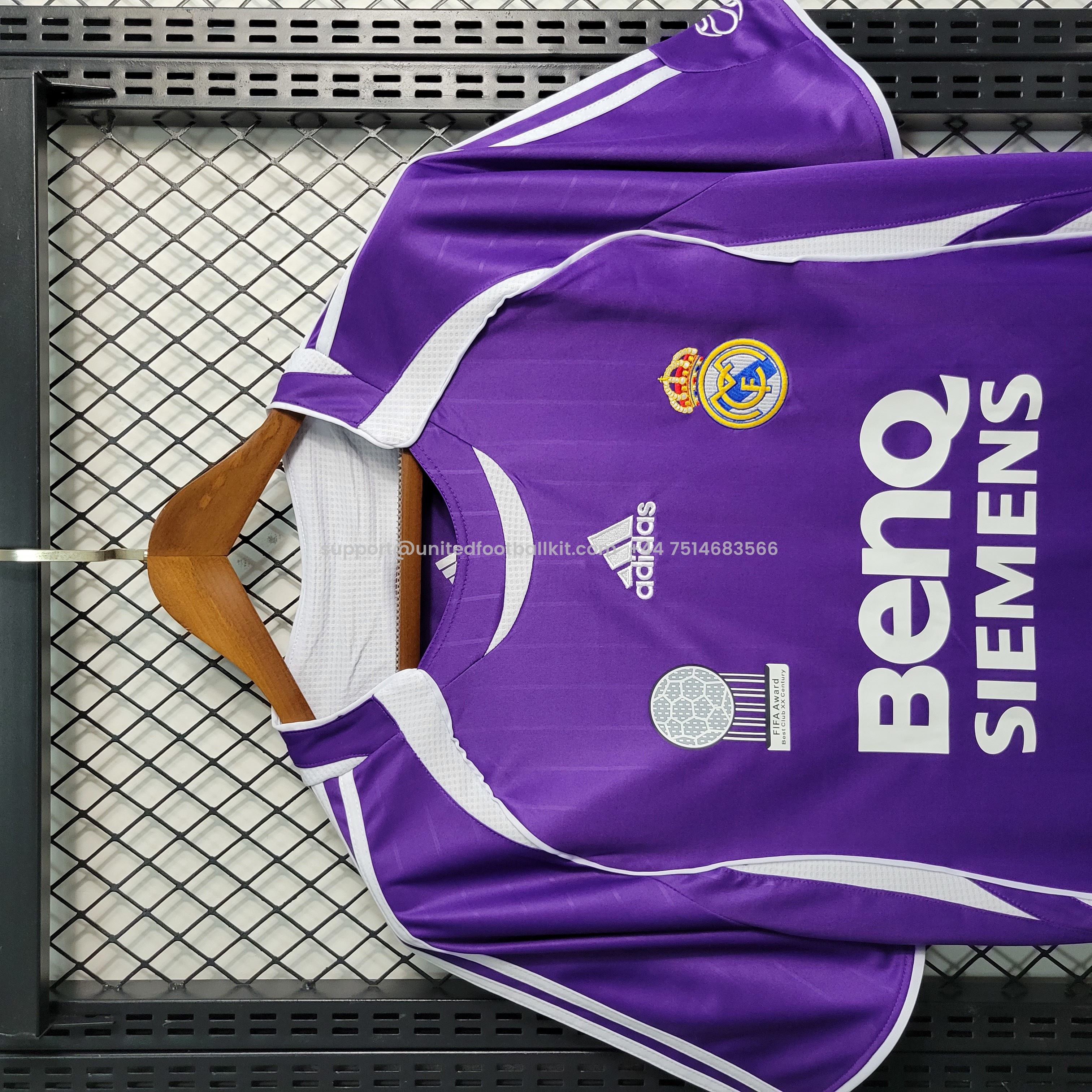 Unitedfootballkit.com | Retro Real Madrid 06-07 Third Jersey -Customize Name, Number and Patch | Worldwide Shipping