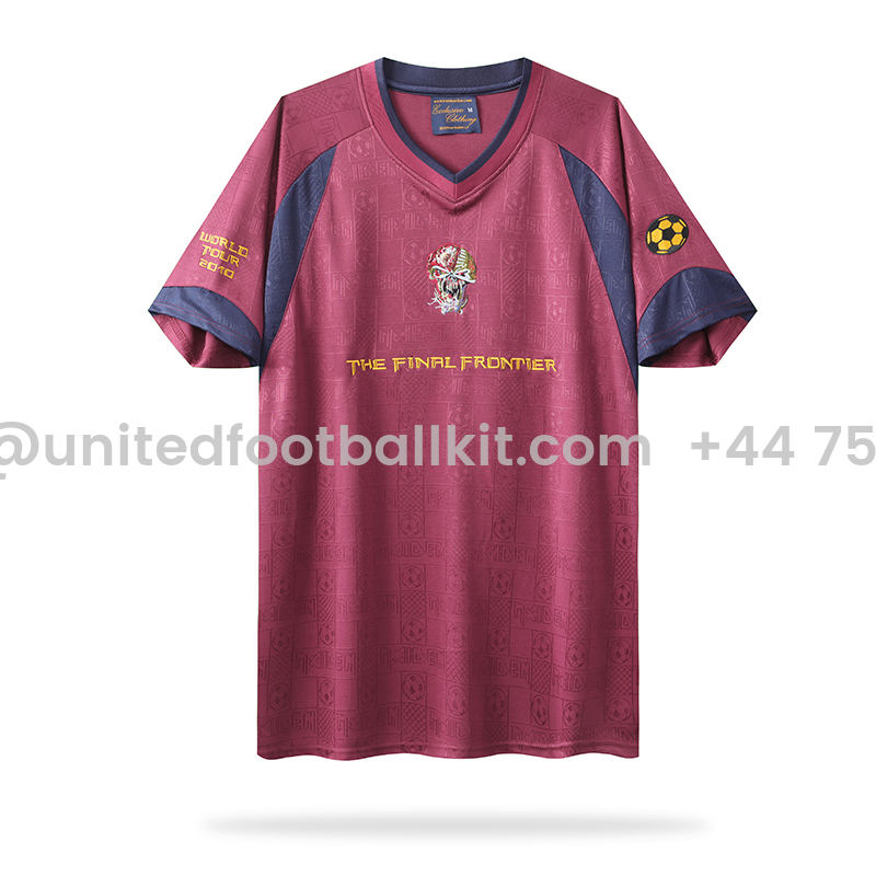 Unitedfootballkit.com | Retro Iron Maiden 2010 Away Jersey -Customize Name, Number and Patch | Worldwide Shipping