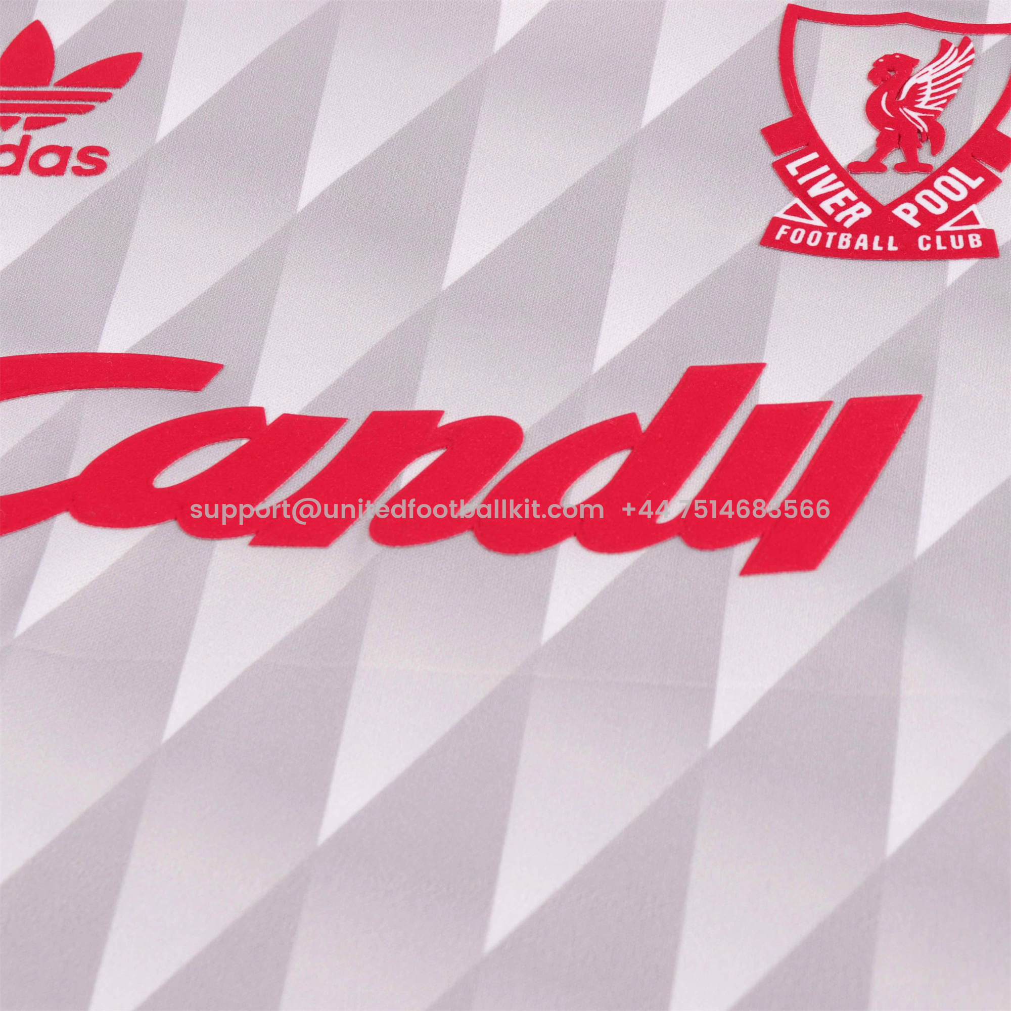 Unitedfootballkit.com | Retro Liver.pool 1989-91 Away Kids Kit -Customize Name, Number and Patch | Worldwide Shipping