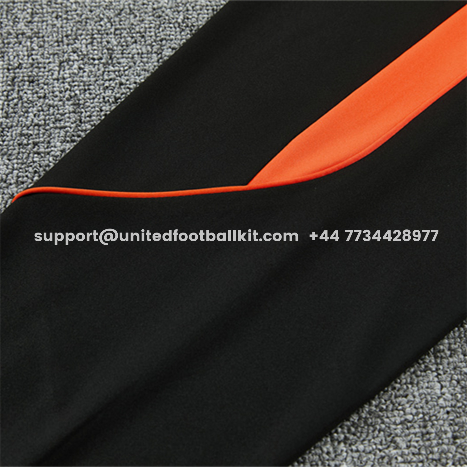 Unitedfootballkit.com | Netherlands 2026 Long Sleeves Training Set - White With Orange Accents Top & Black Pants -Customize Name, Number and Patch | Worldwide Shipping