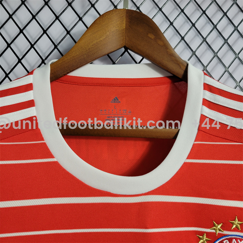 Unitedfootballkit.com | Bayern Munich 22/23 Home Stadium Jersey - Fans Version -Customize Name, Number and Patch | Worldwide Shipping