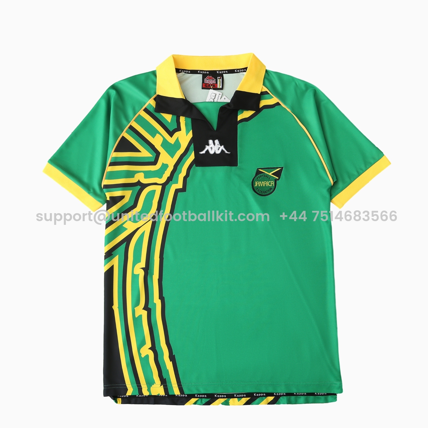 Unitedfootballkit.com | Retro Jamaica 1998 Away Jersey -Customize Name, Number and Patch | Worldwide Shipping