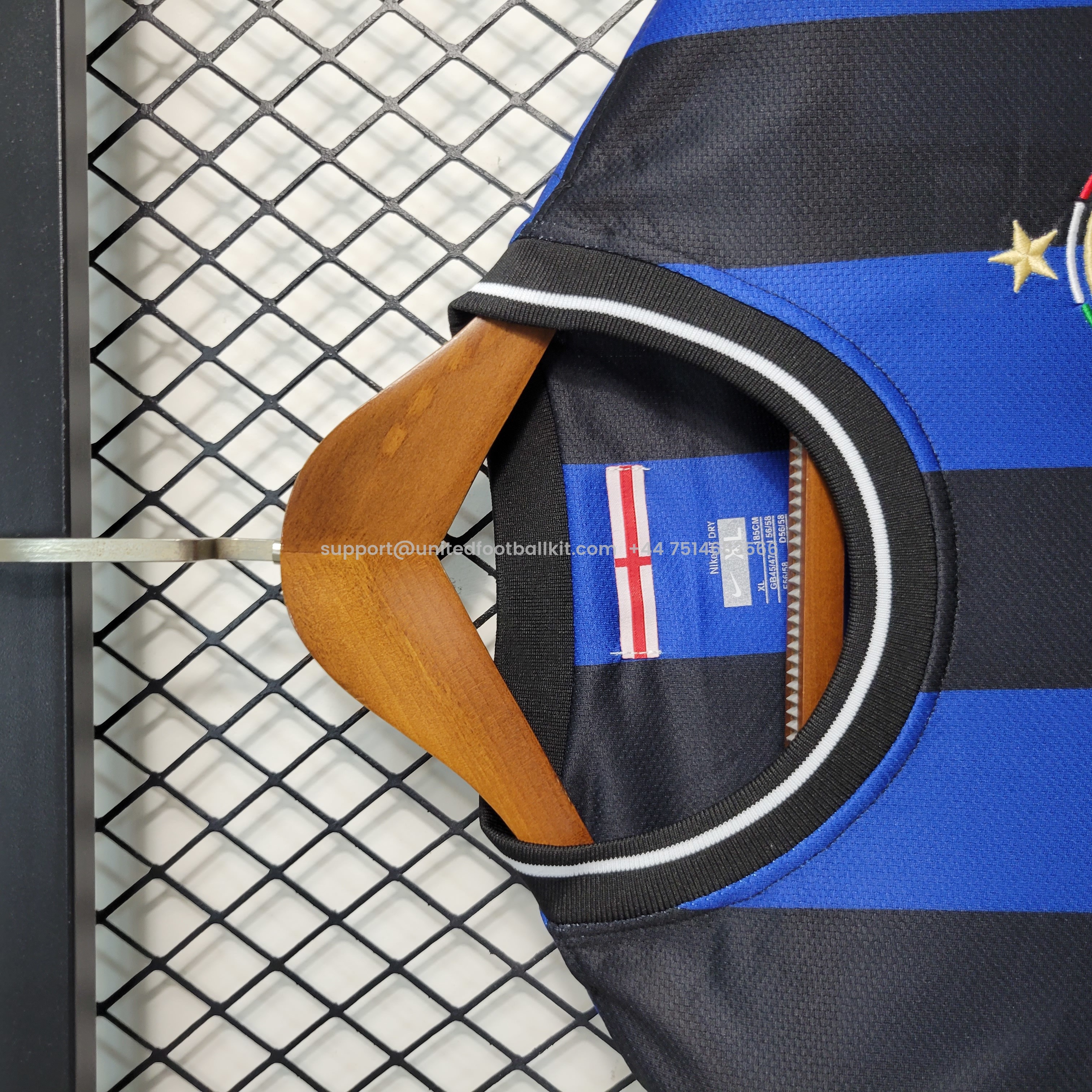 Unitedfootballkit.com | Retro Inter Milan 09-10 Home Stadium Jersey - Champions League Final -Customize Name, Number and Patch | Worldwide Shipping