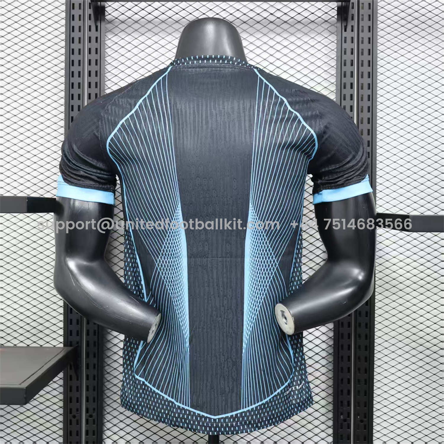 Unitedfootballkit.com | Barcelona 25-26 T90 Black Special Jersey - Player Version -Customize Name, Number and Patch | Worldwide Shipping