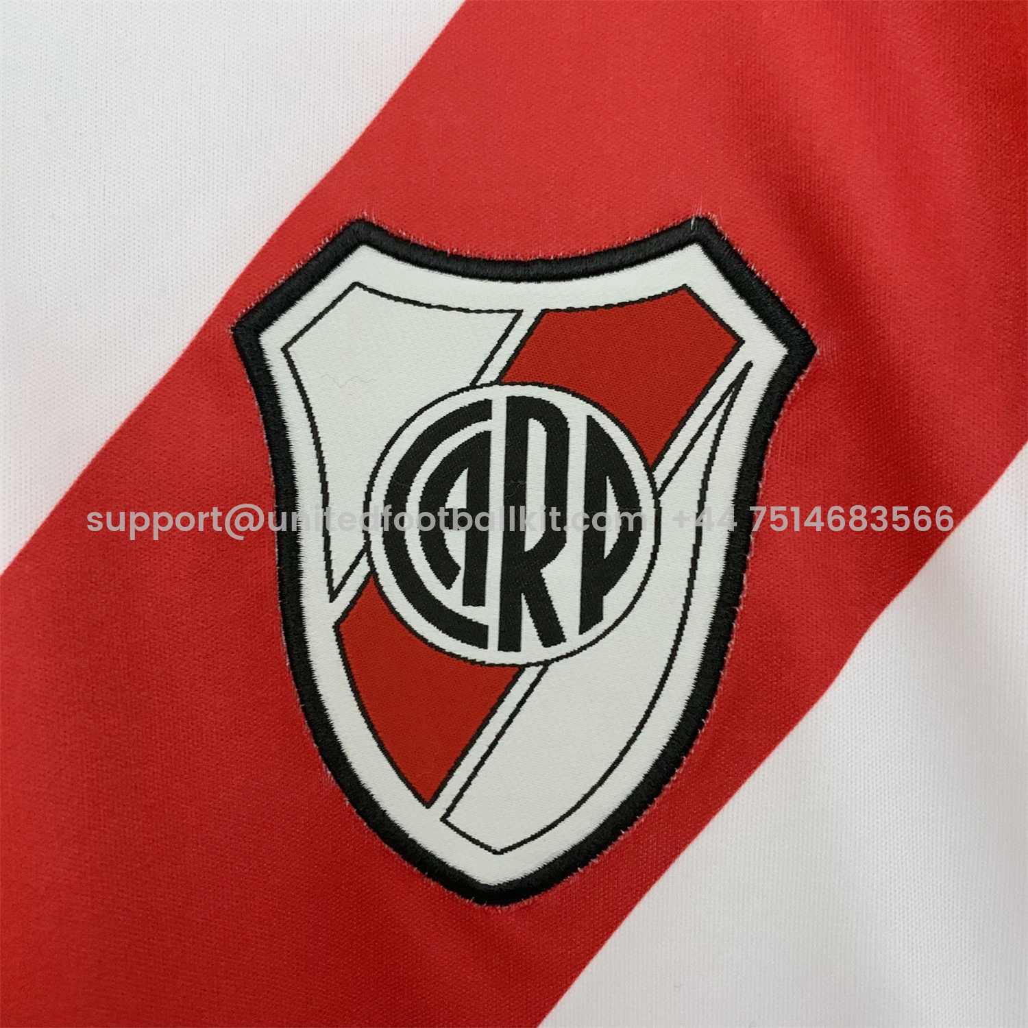 Unitedfootballkit.com | Retro River Plate 2006-07 Home Jersey -Customize Name, Number and Patch | Worldwide Shipping